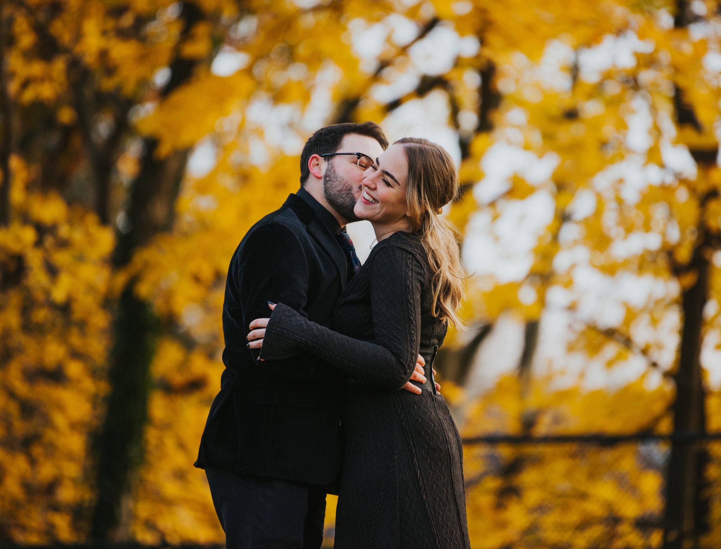 Kiss on Cheek | Emily Goodwin Photography