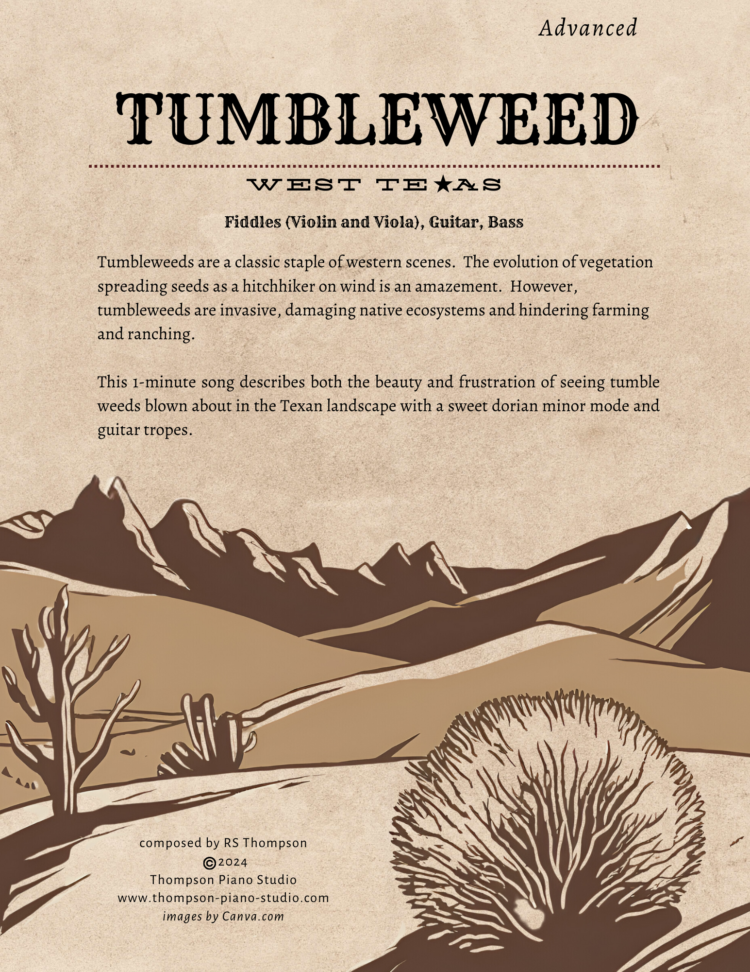West Texas: Tumbleweed