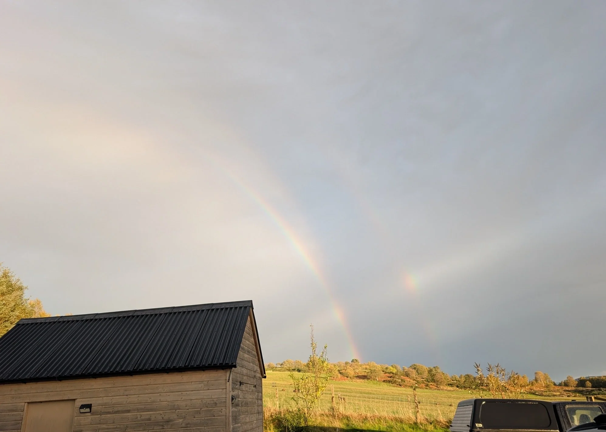 Very dramatic skies with us tonight after an unseasonally mild day. The studio got a bit of a tidy up and organise at the weekend ready for working on a new commission this week, I won't be able to share progress on it with you just now but will hope