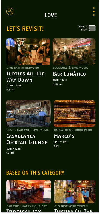 Grid view