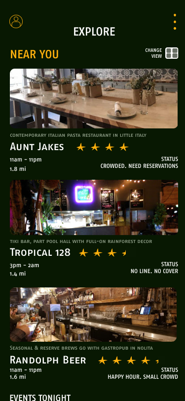 List view