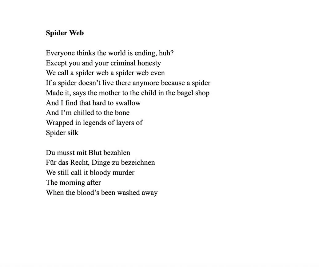 Five short poems I wrote in November, the most liminal of all the months