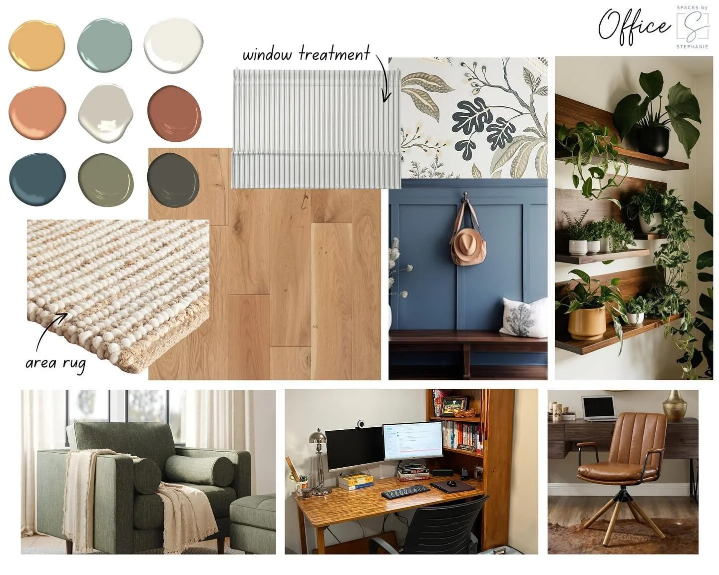 Lately in the designer&rsquo;s chair: 
I had the pleasure of designing this new-build basement in Philadelphia!

These clients wanted a multifunctional space that consisted of a home office, a lounge area, extra sleeping space for guests AND a work o