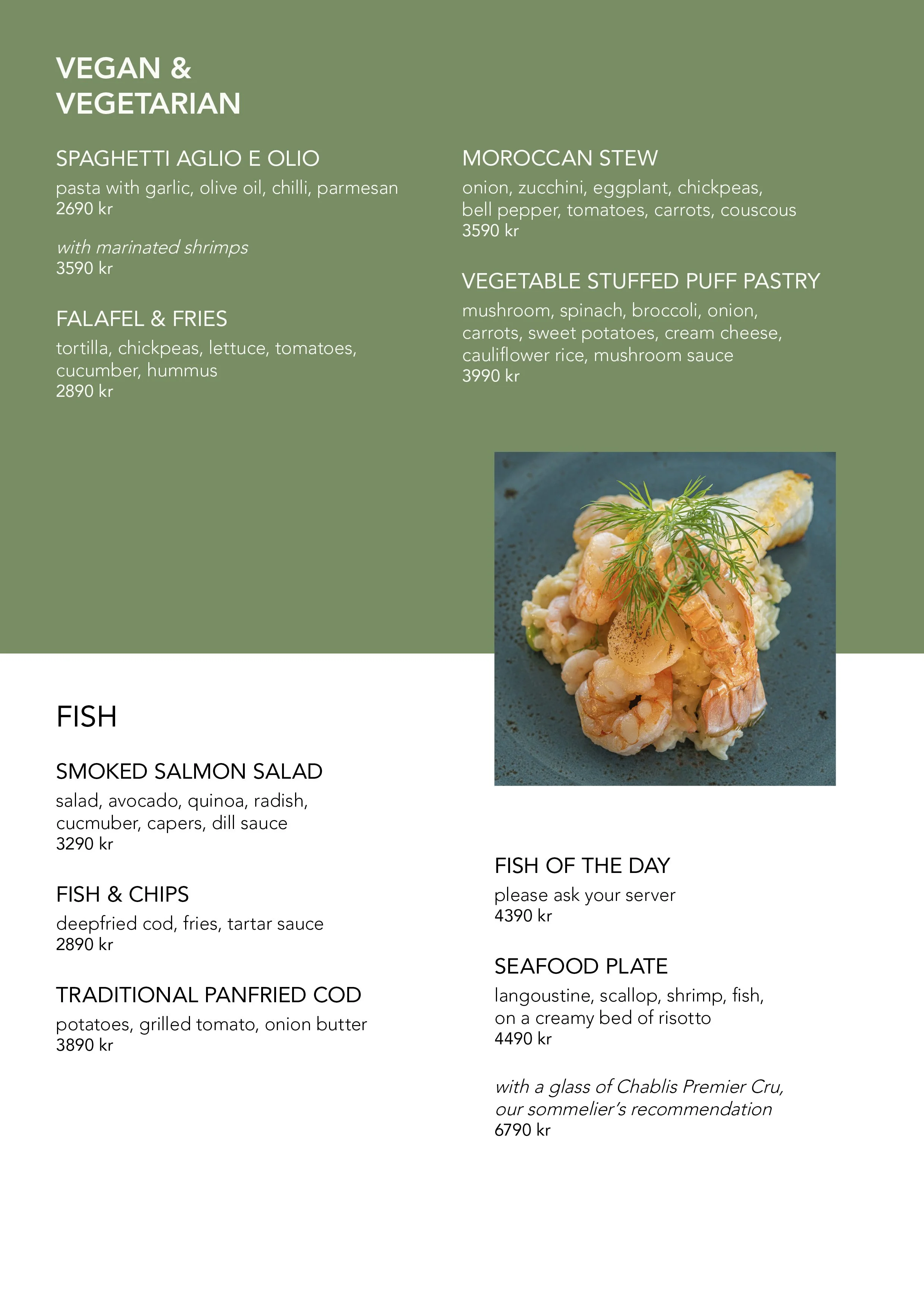 Dinner — Northern Light Inn