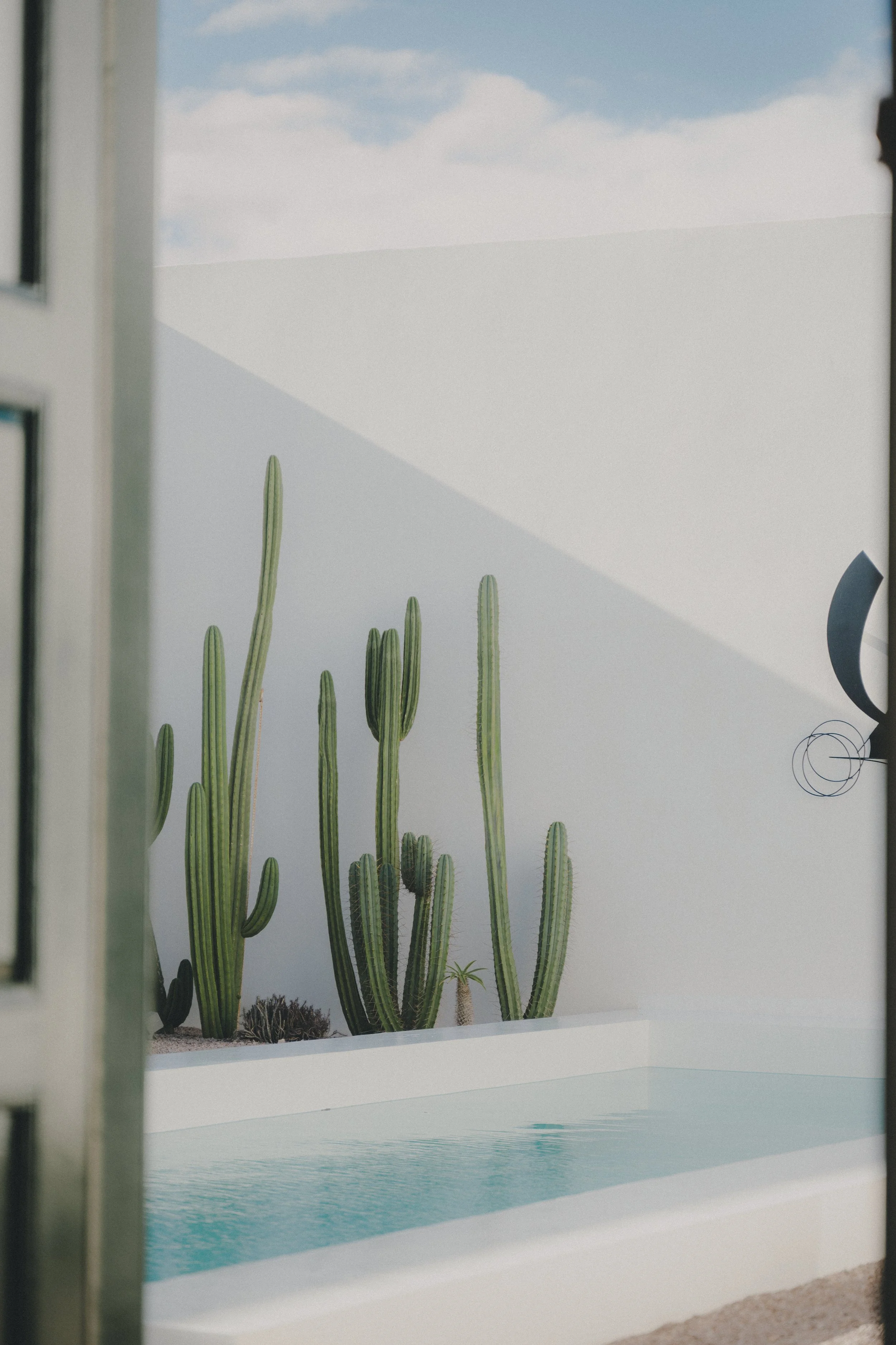 Photographie lifestyle : piscine ensoleillée de Casa Montelongo, Fuerteventura