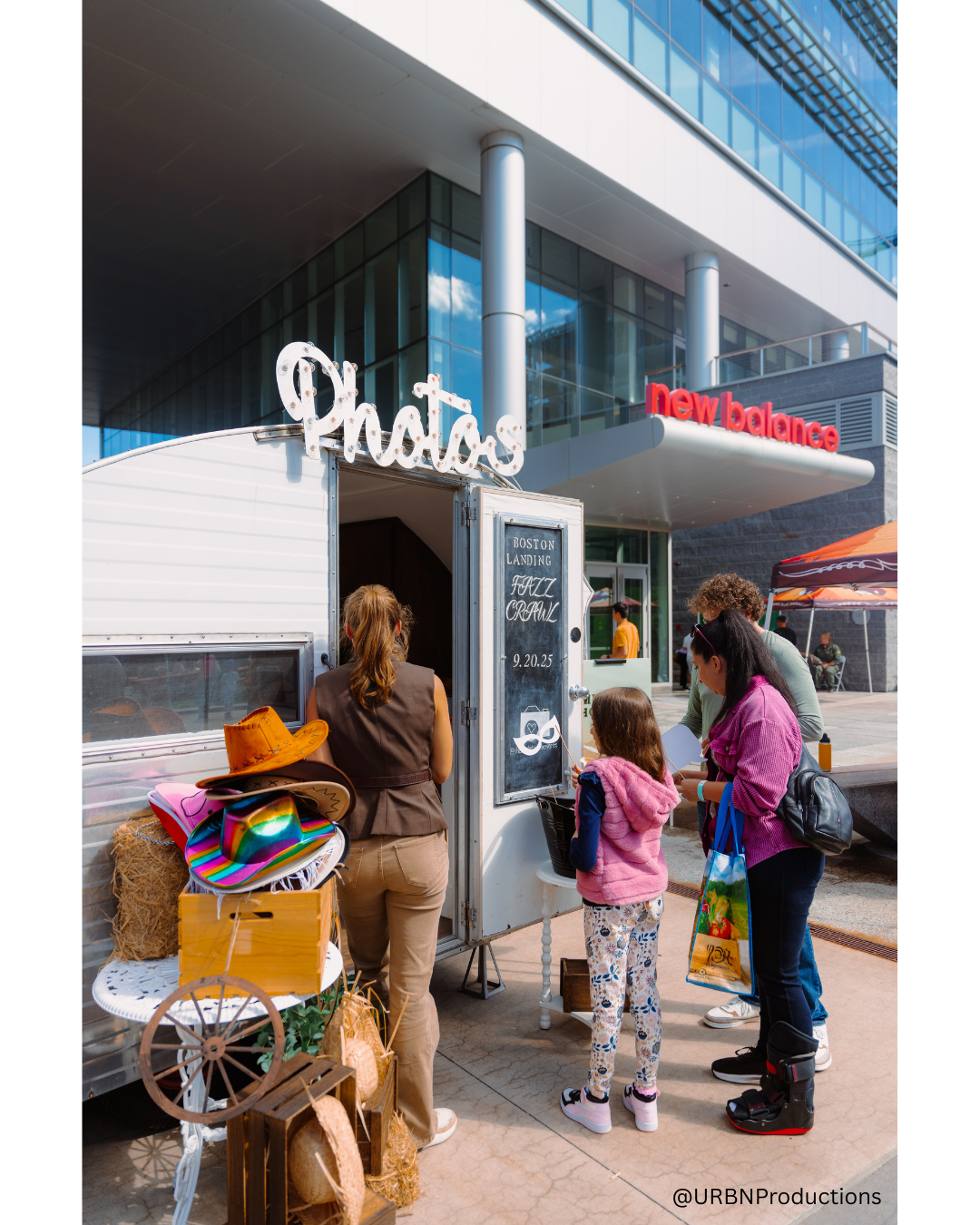 Wedding photo booth camper in Massachusetts