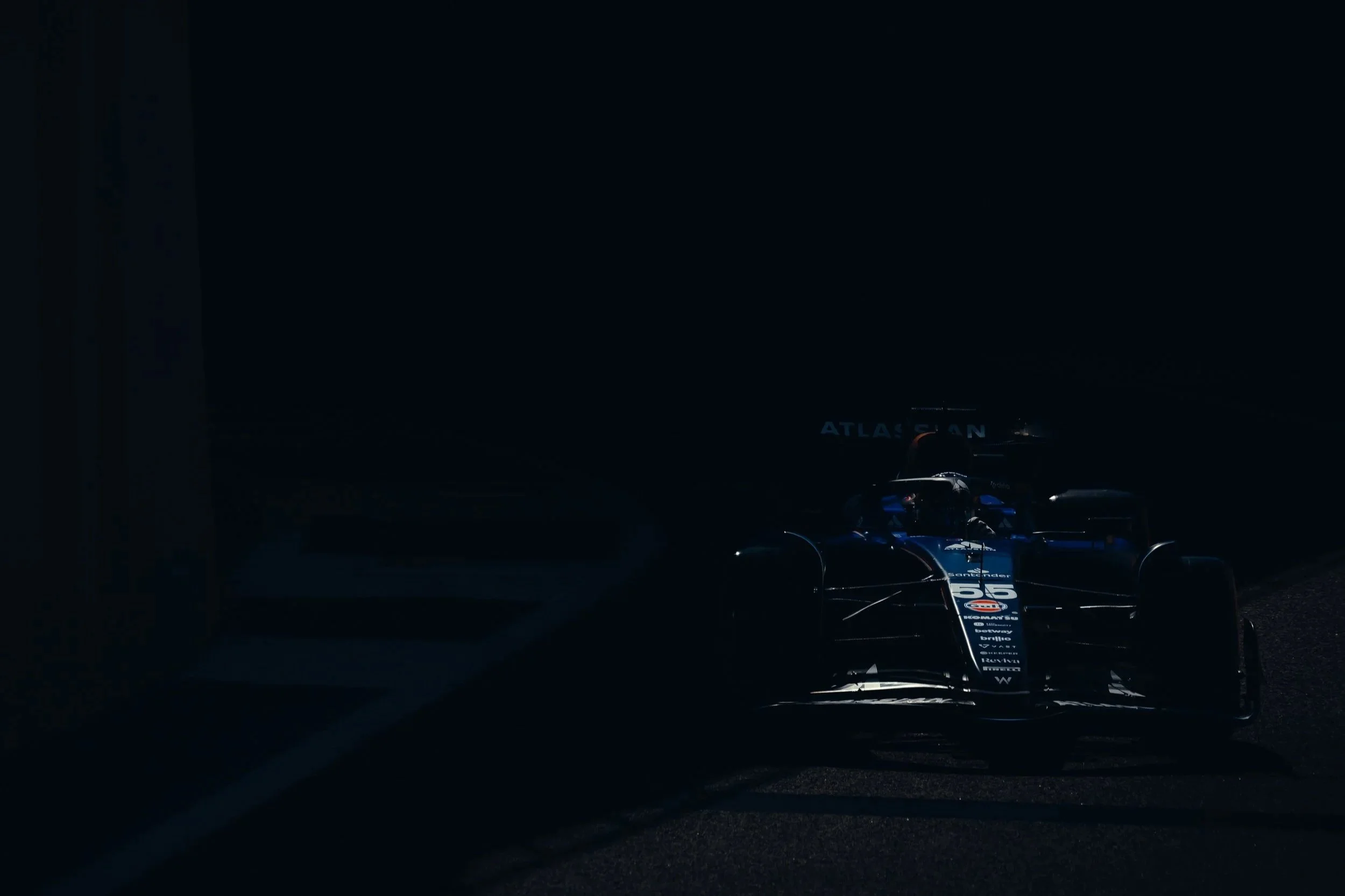 Carlos Sainz of Williams Formula 1 team at the Abu Dhabi Grand Prix, photographed by London-based Williams F1 photographer Rob Ash