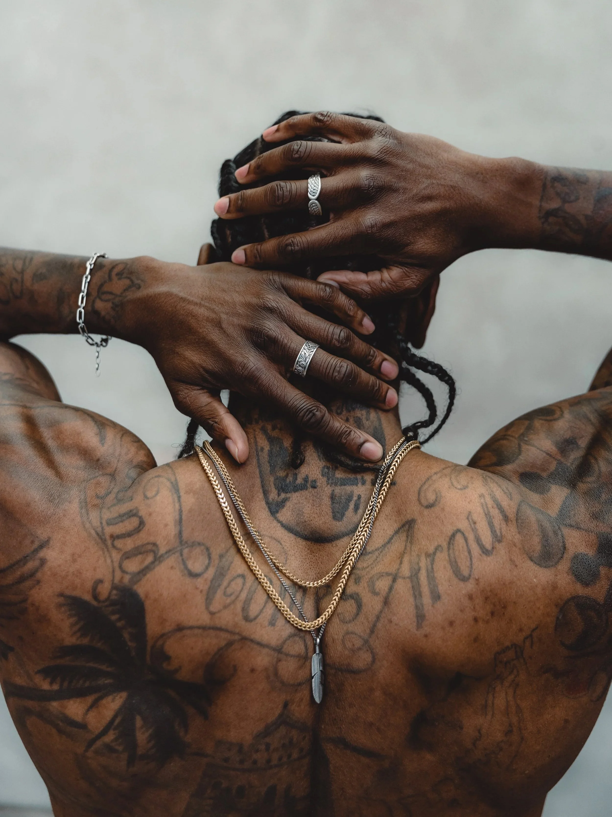 Portrait of Rene Wong wearing Serge Denimes, shot by Rob Ash