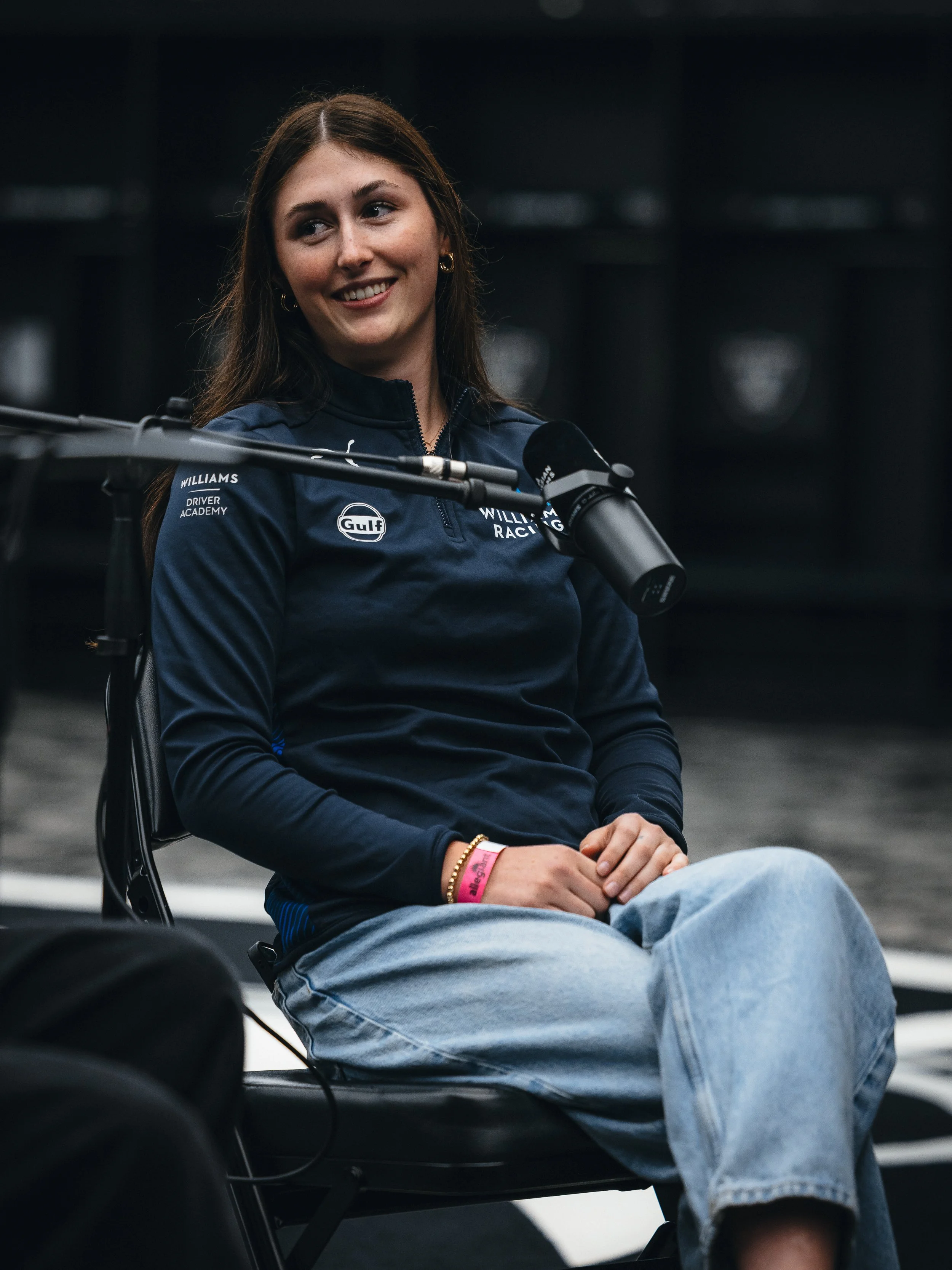 Lia Block of Williams Formula 1 team, photographed by London-based Williams F1 photographer Rob Ash