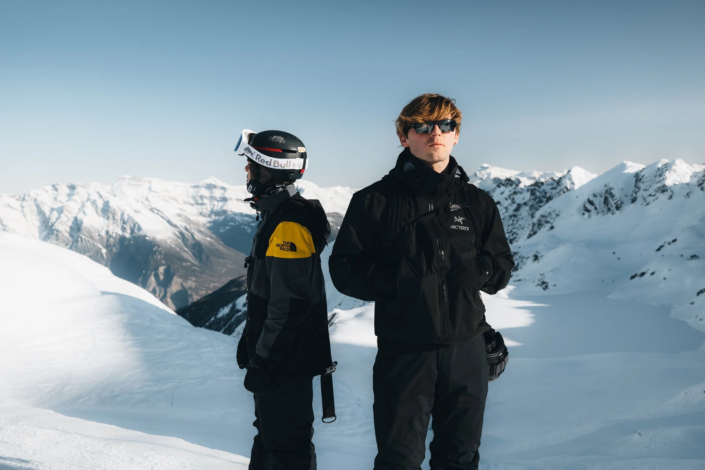 Arc'teryx clothing photographed in Verbier by London-based sports, lifestyle and adventure photographer Rob Ash