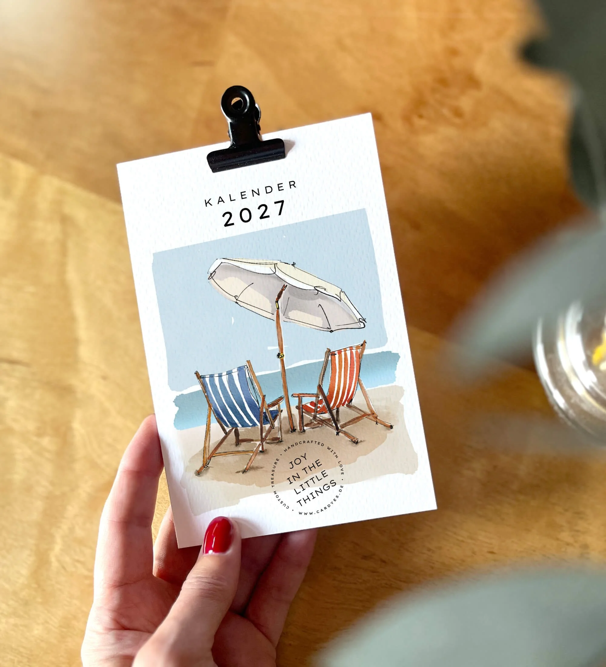 Mini-Kalender 2027 – kleines Geschenk zu Weihnachten