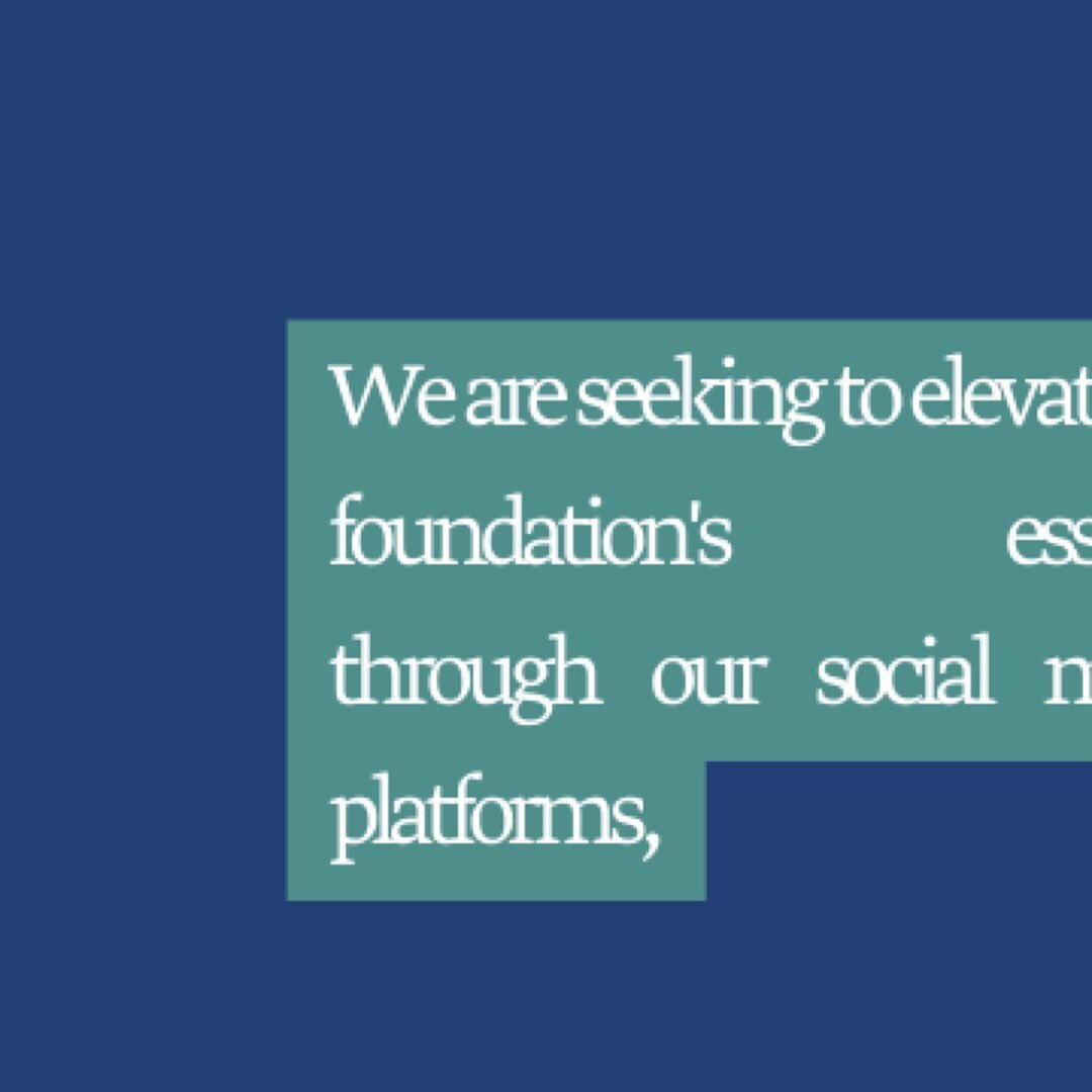 Our social media channels will showcase the Asfari Foundation's innovative and impactful projects, highlight the stories of individuals and communities positively affected by the foundation's initiatives, and promote thought-provoking conversations o