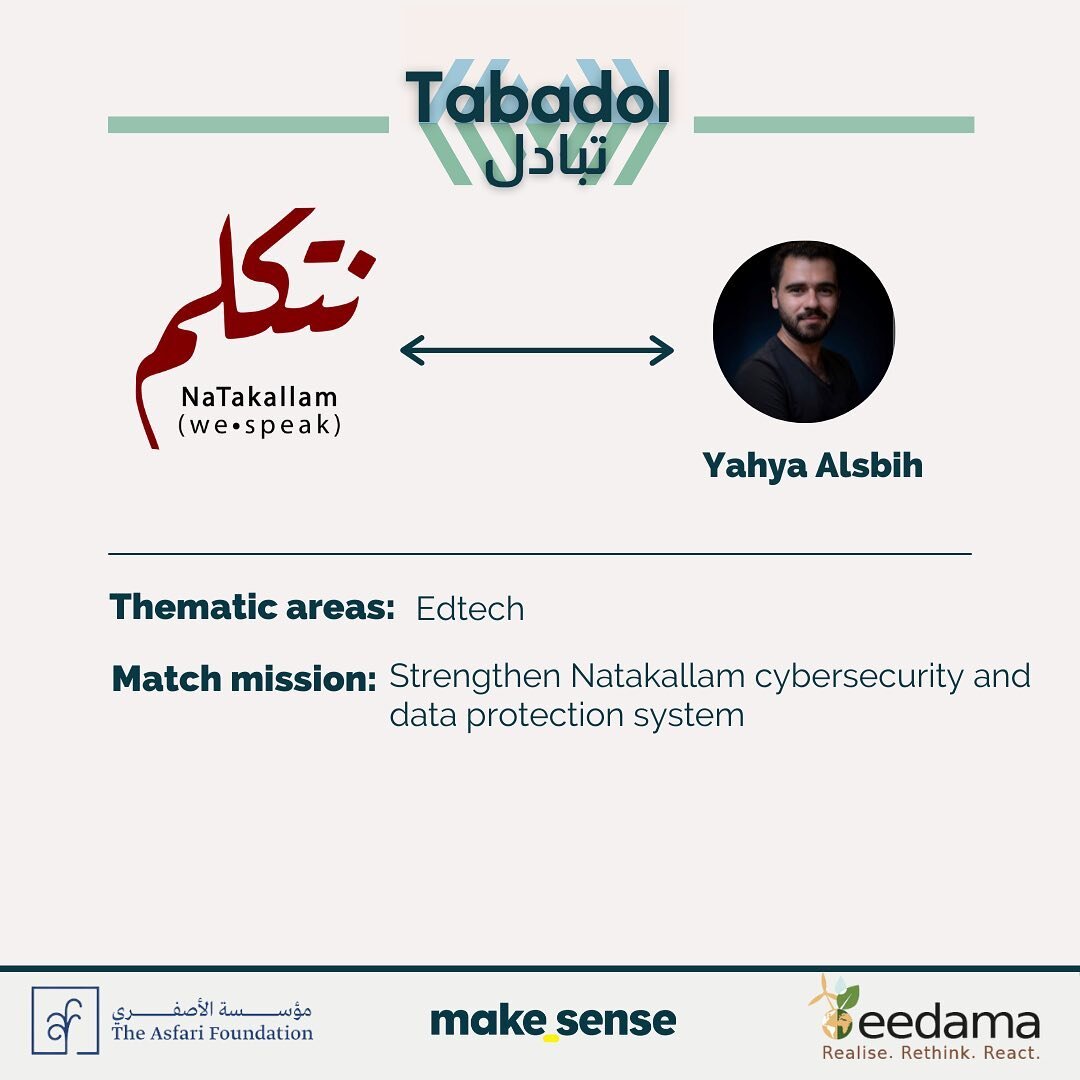 Get ready for a game-changing collaboration in the world of EDTech! Yahya Alsbih has joined forces with NaTakallam to bolster their cybersecurity and fortify their data protection system. Brace yourself for an exciting journey of innovation and safeg