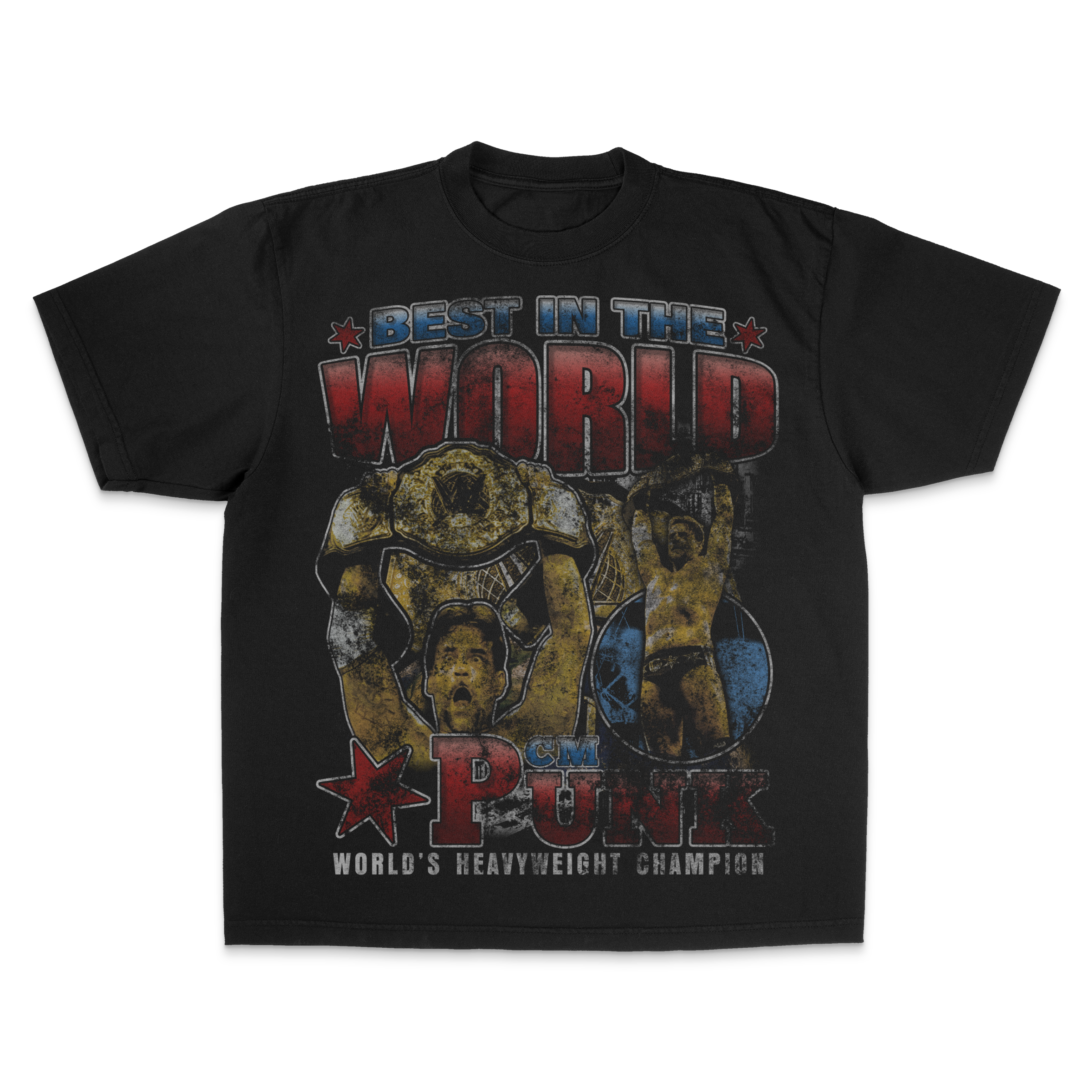 CM PUNK CHAMPIONSHIP TEE 1 