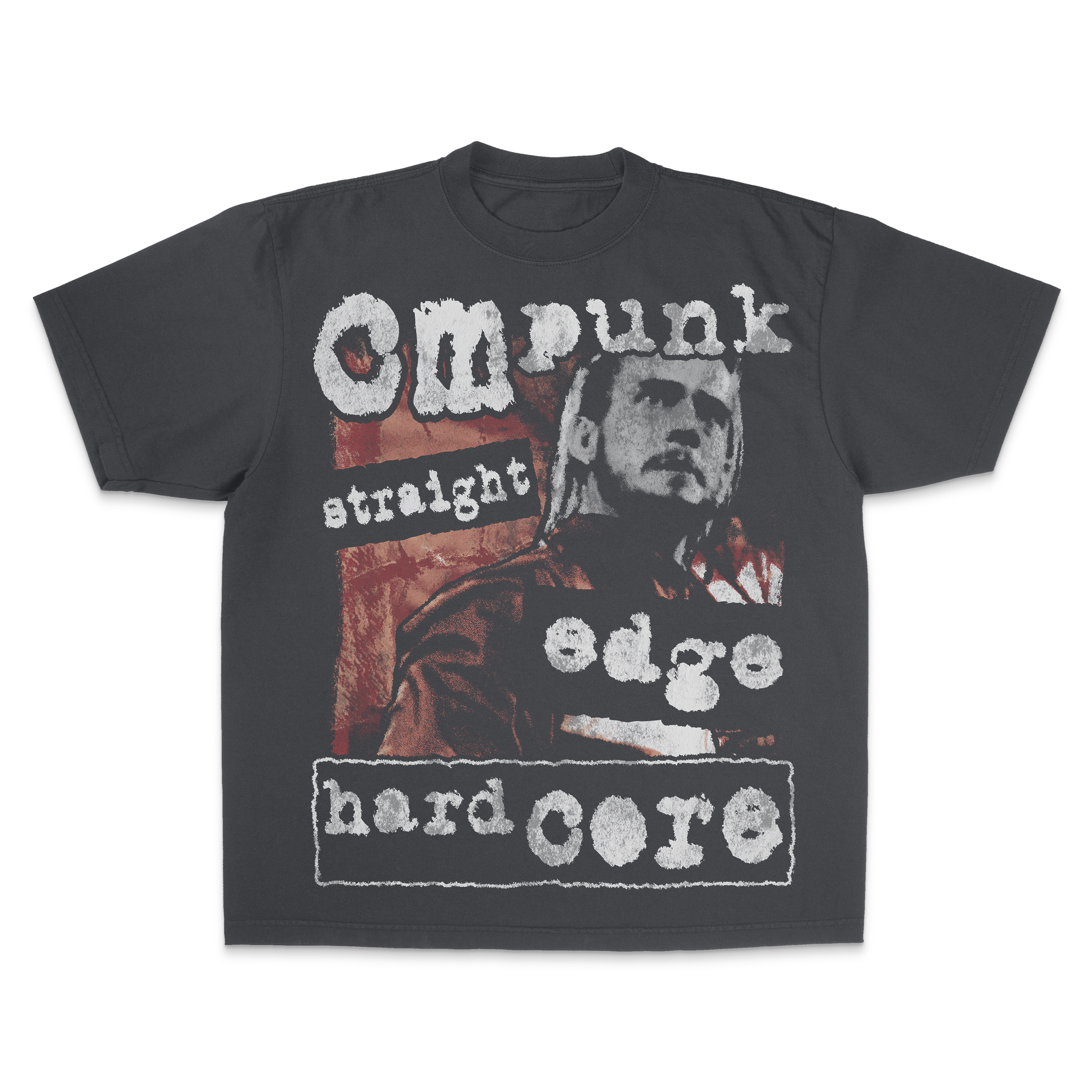 VTG CM PUNK ROH GRUNGE TEE