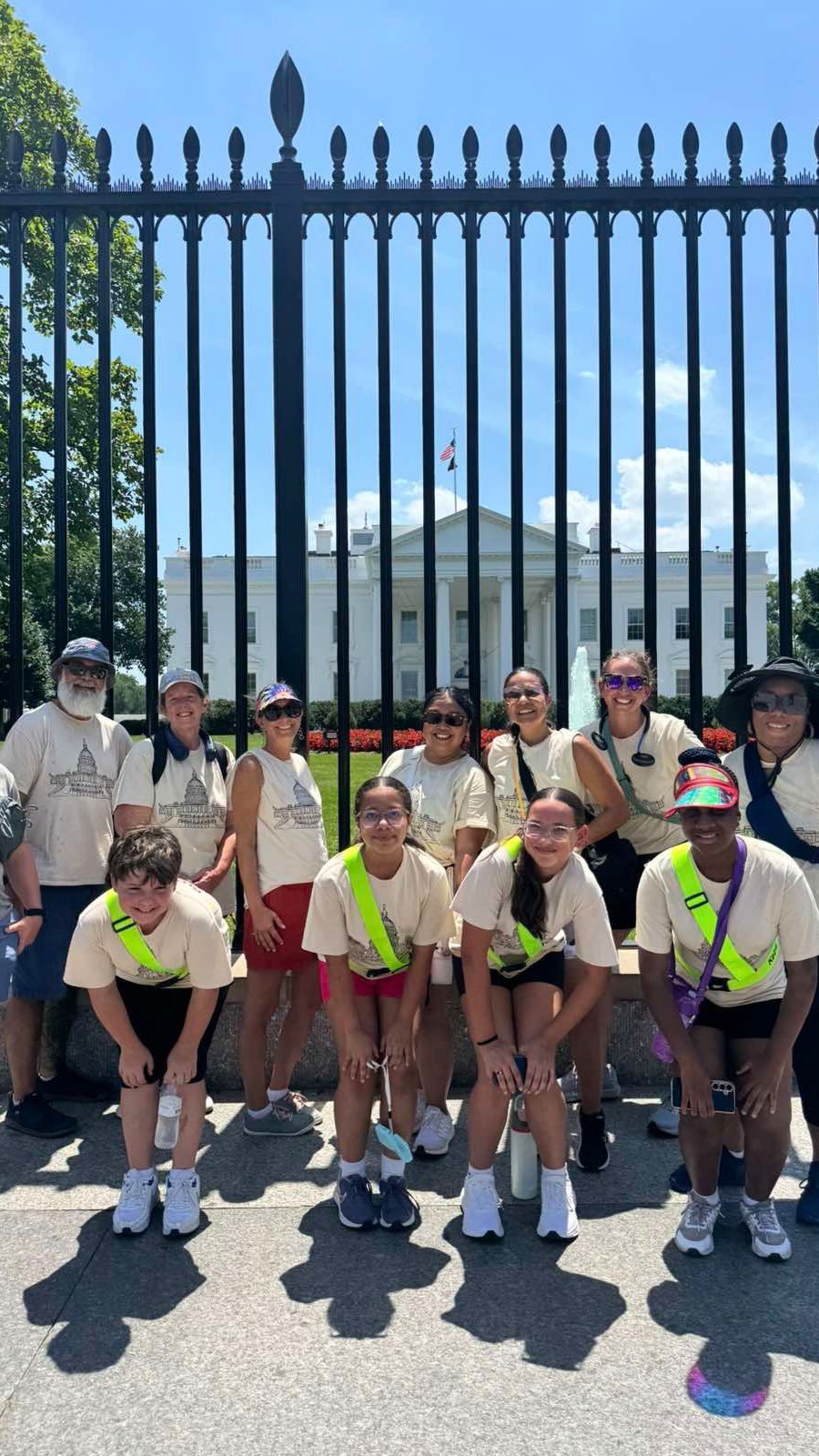 Another great day in DC for our patrols!!
“We saw the Lincoln Memorial, the Korean and Vietnam war memorials, we went to Arlington cemetery, saw the changing of the guard and the wreath laying ceremony, we saw the White House, the WWII memoria