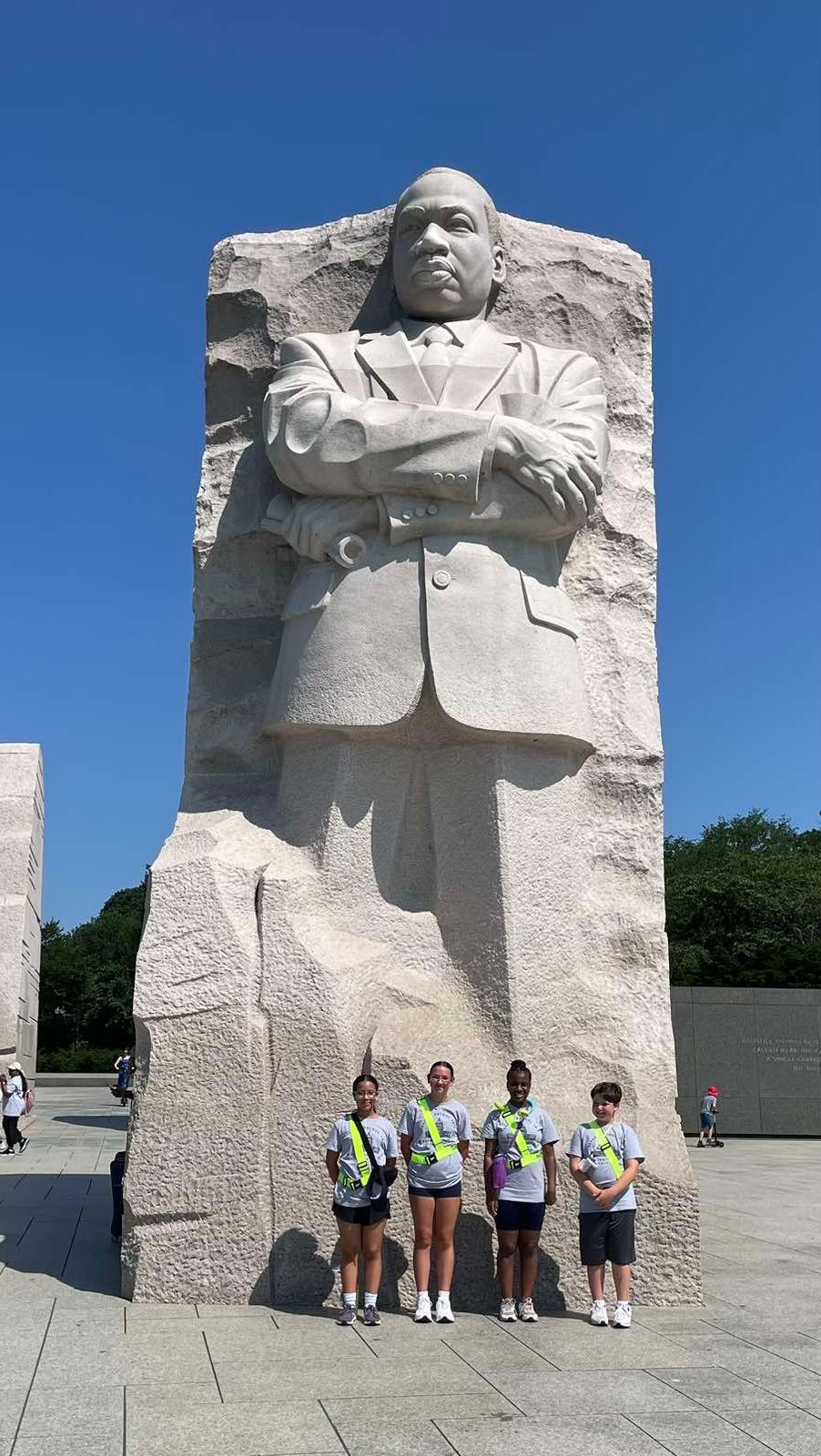 Day 1 was jam packed for our patrol crew!! They are seeing ALL the sights #washingtondc has to offer.
They started the day off at the Thomas Jefferson memorial. Then they went to see FDR and the MLK memorial. Afterwards, they traveled to the Udvar-