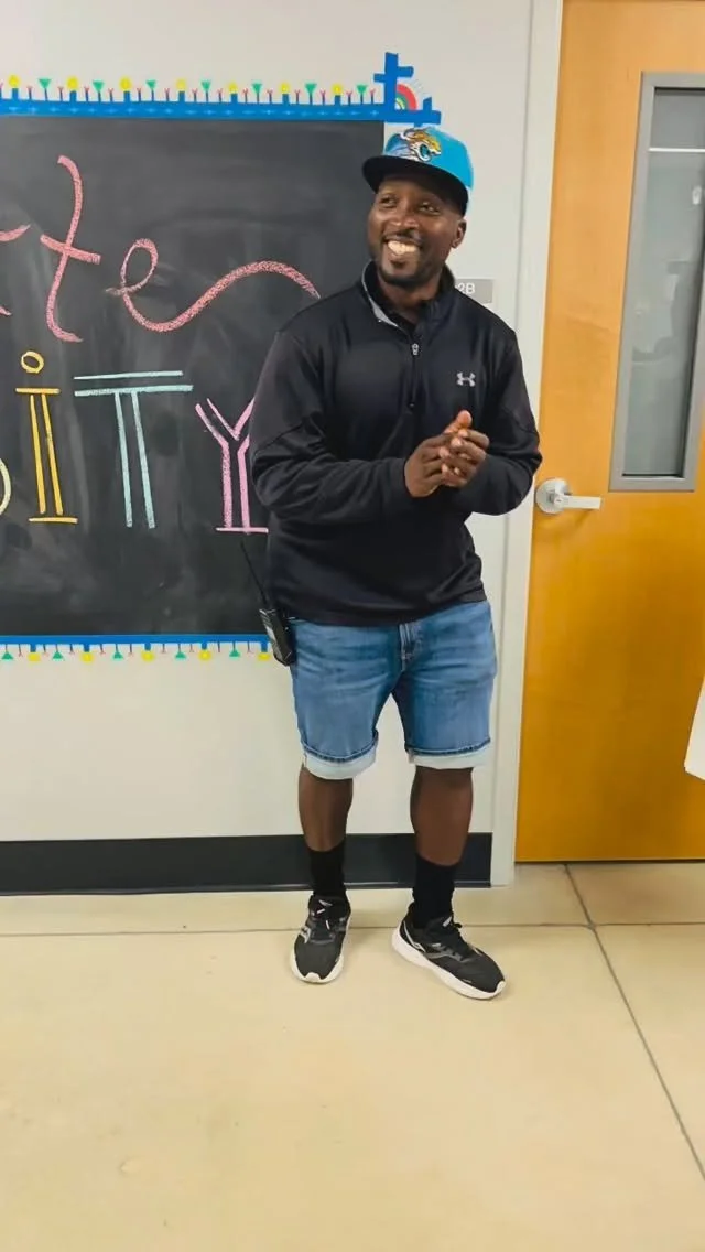 🎉 💗 Huge congratulations to our amazing School Guardian, Mr. Rick! 🐆💚 He just won TWO tickets to the Jaguars game, courtesy of the Cohen Foundation! 🏈👏
Our incredible PTO nominated him for this honor, writing a letter about his many accolades