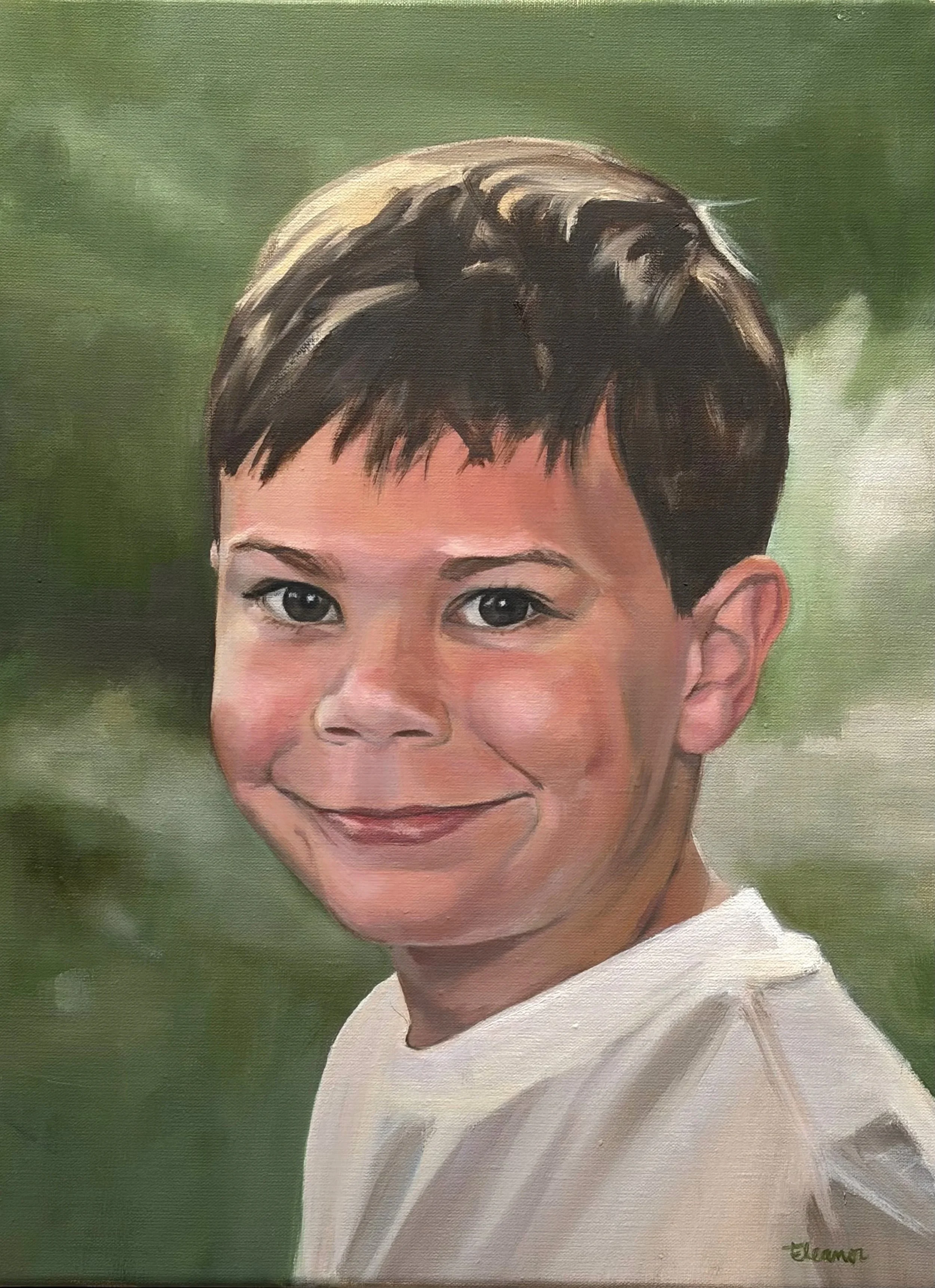 Jamie-
Oil on Canvas-
12"x16"-
Private Collection