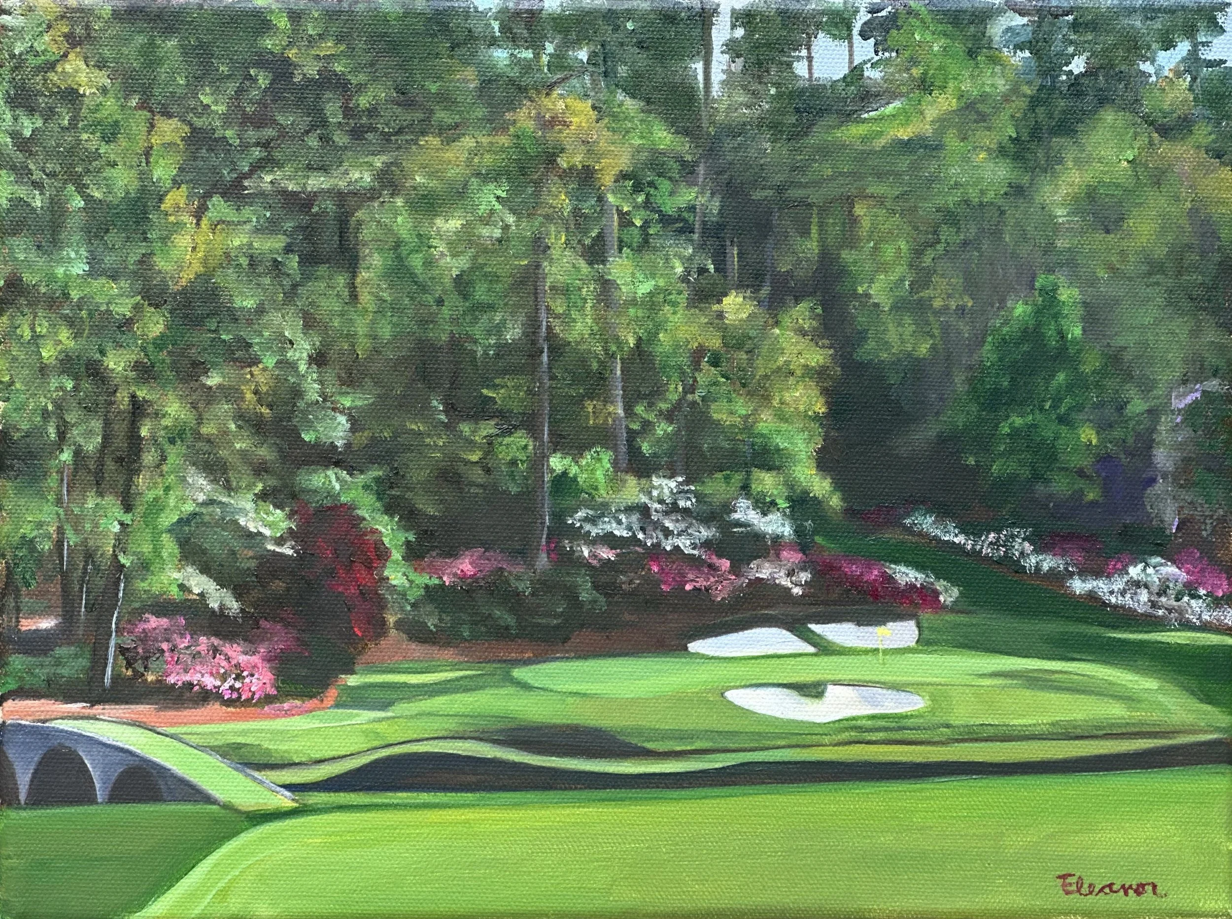 Augusta-
Oil on Canvas-
9"x12"