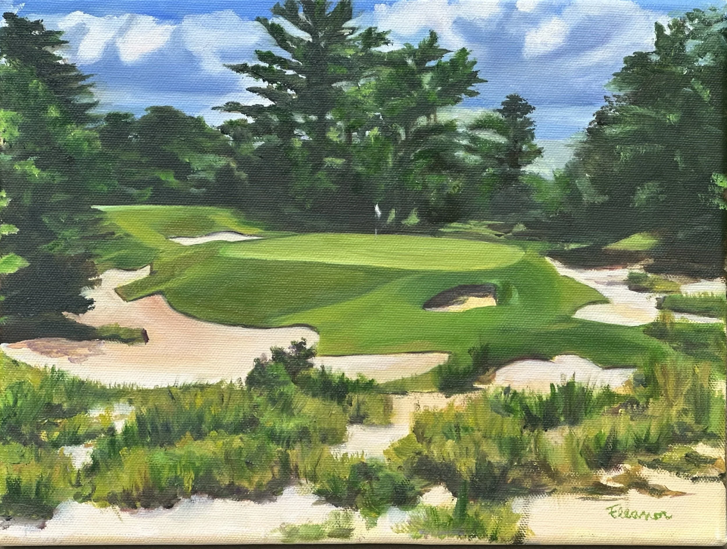 Pine Valley-
Oil on Canvas-
9"x12"