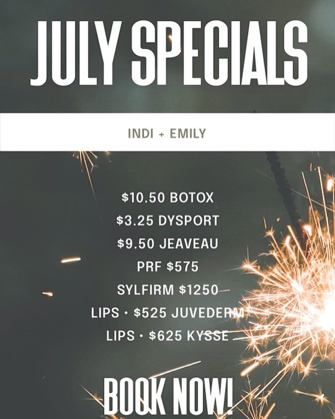🌞💉Summer is in full swing and we have some sizzling July specials for you to check out! 🌴🌊

To book an appointment, click the 🔗 in my bio or call/text @thebeautyfix_medspa at (480) 340-8364

🤳These are my personal patients.  They have consented