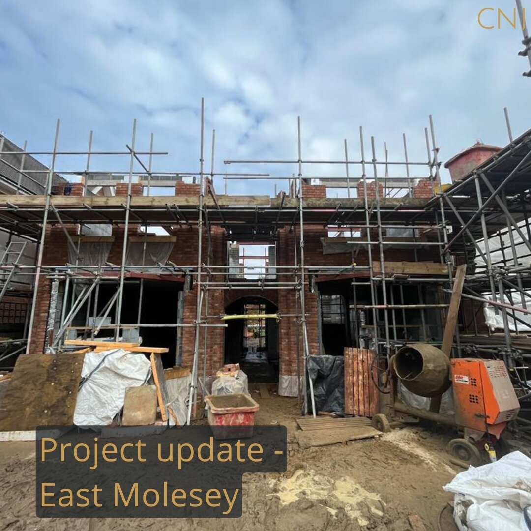 We are thrilled to share progress on our East Molesey project. With the second floor now completed, the meticulous attention to brickwork detail has significantly enhanced the building's exterior. Additionally, the freshly laid turf has elegantly def