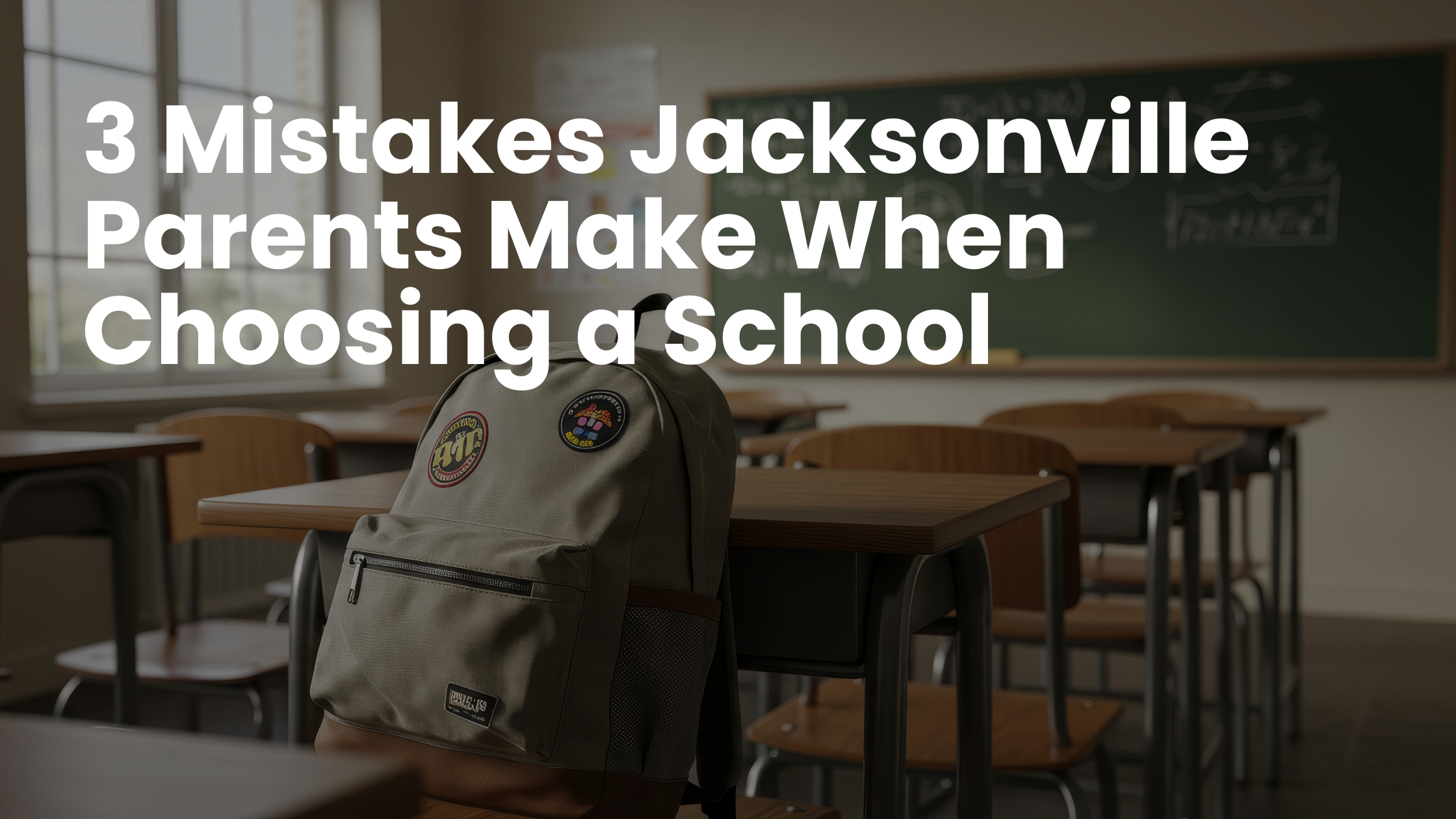 3 Mistakes Jacksonville Parents Make When Choosing a School (And How to Avoid Them)