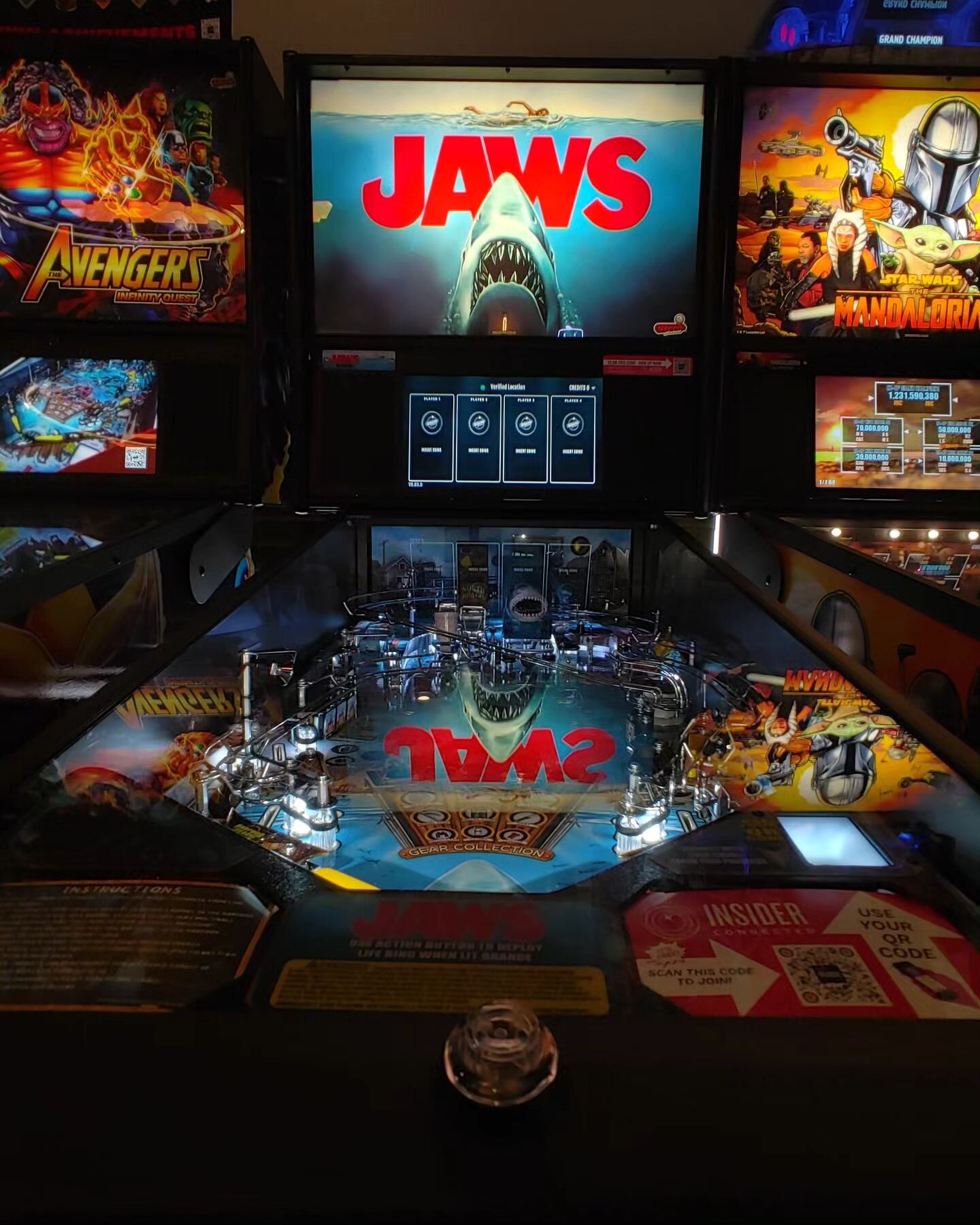 Just when you thought it was safe to get back into the water. Jaws by @sternpinball  is now part of pinball row at Reboot Dunedin. Are you brave enough to take on the beast and get the next high score.

@ifpapinball @downtowndunedin @visitdunedinflor