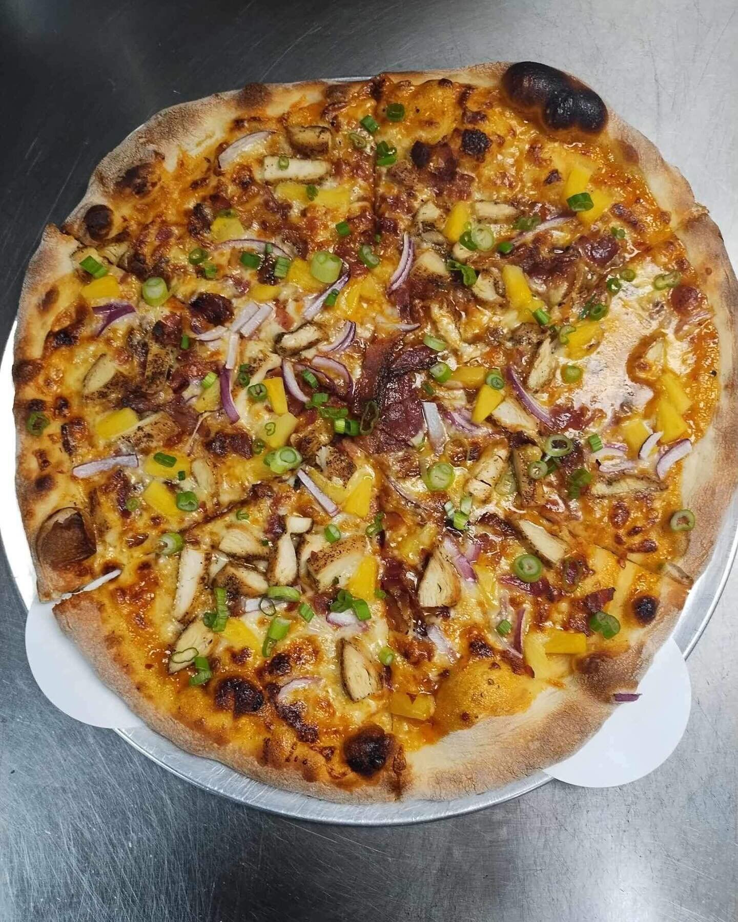 Introducing this month&rsquo;s special, The Loa! This delicious &ldquo;Spicy Hawaiian BBQ Chicken&rdquo; starts with a Mango Habanero base, topped with Mozzarella cheese, Grilled Chicken, Jalape&ntilde;os, Pineapple, Bacon with Red and Green Onion. U