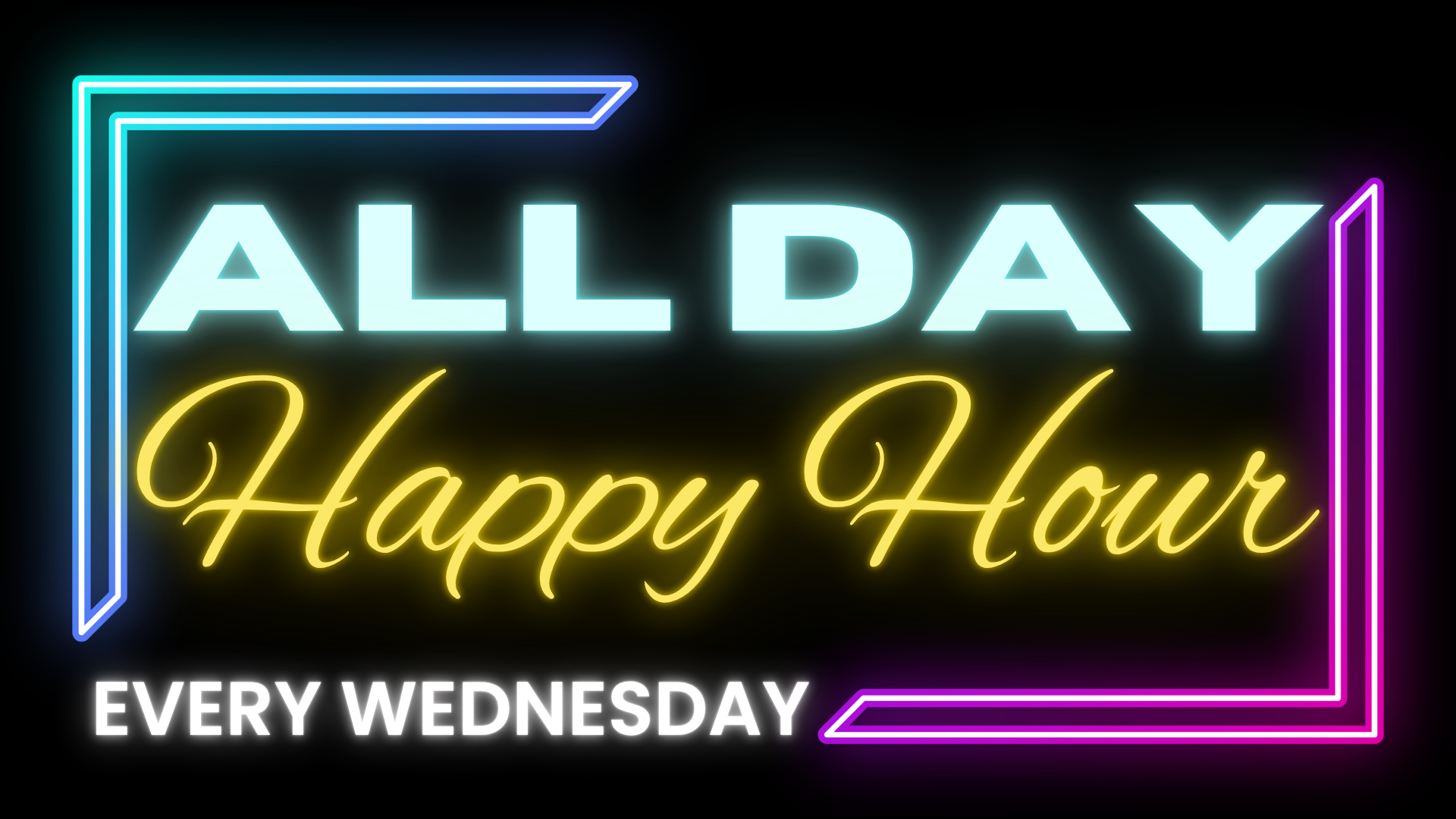 All-Day Wednesday Happy Hour