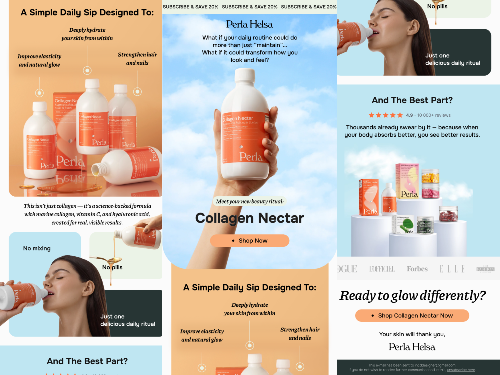 Email deisgn to bring you traffic and increase sales