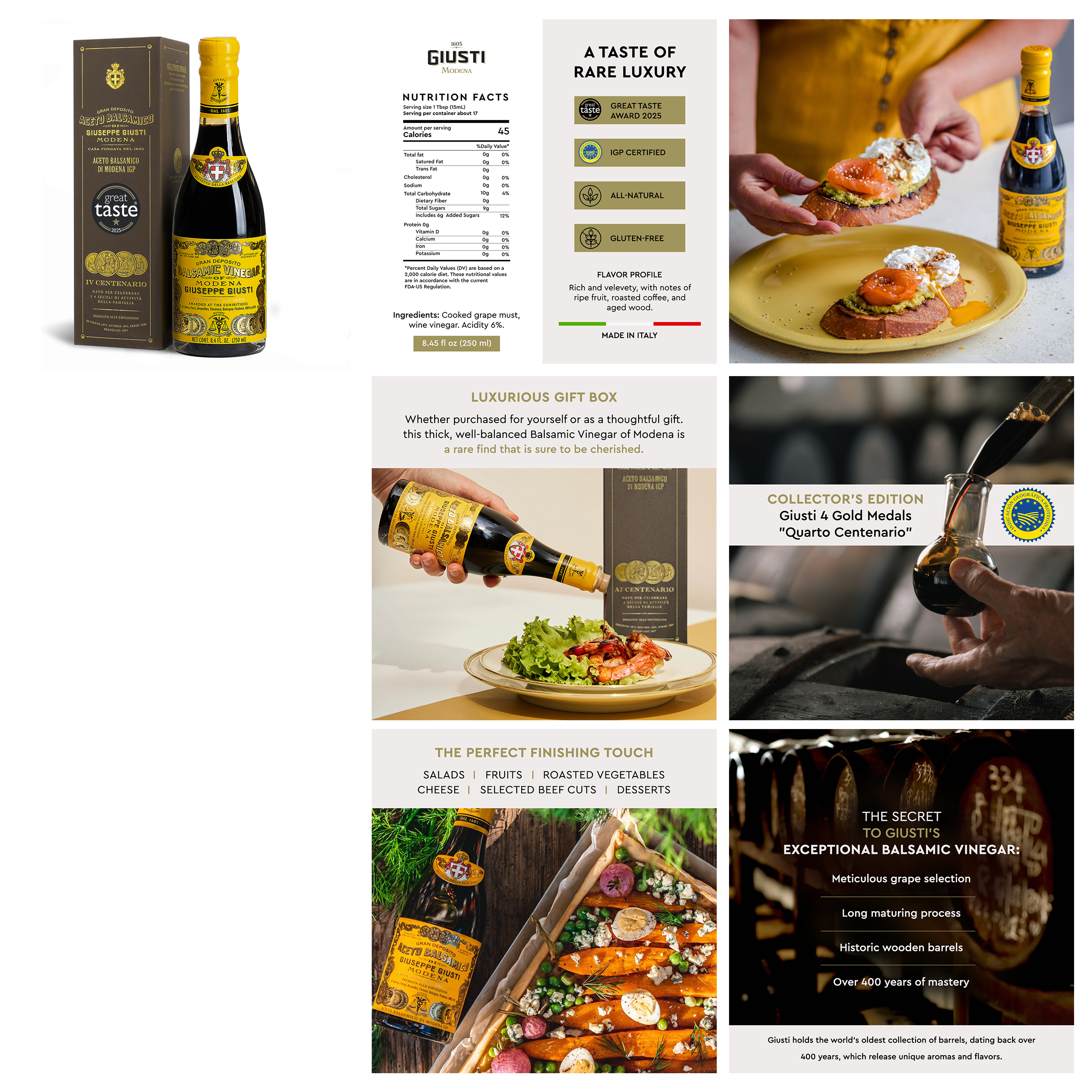 Giuseppe-Giusti-Premium-Balsamic-Vindegar-of-Modena-italy-4-gold-medals-balsamic-vinegar-Amazon-product-images-Amazon-designer-Above-the-fold-design-designer-for-Amazon-listings.png