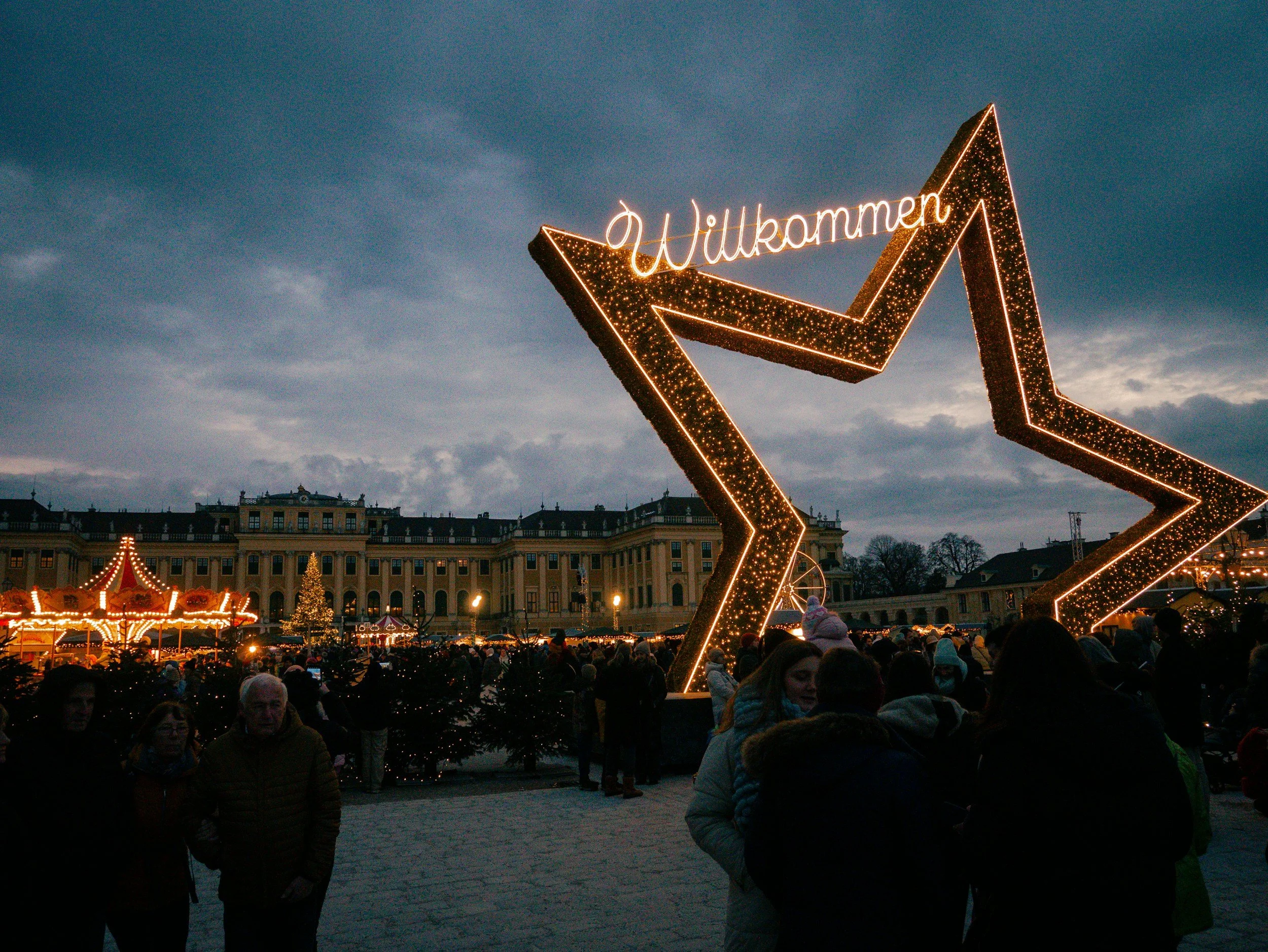 Christmas Market in Vienna Austria