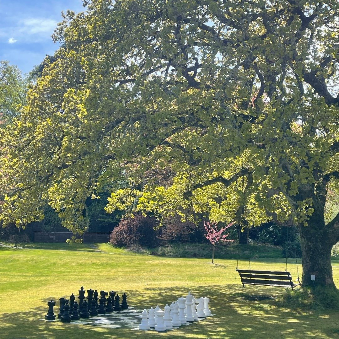 Seeking softer adventures? At Eriska, our main house lawns host a playground full of quintessential garden games! Come, let's play, relax, and create memories. #eriska #luxury #vacation #fun #nature