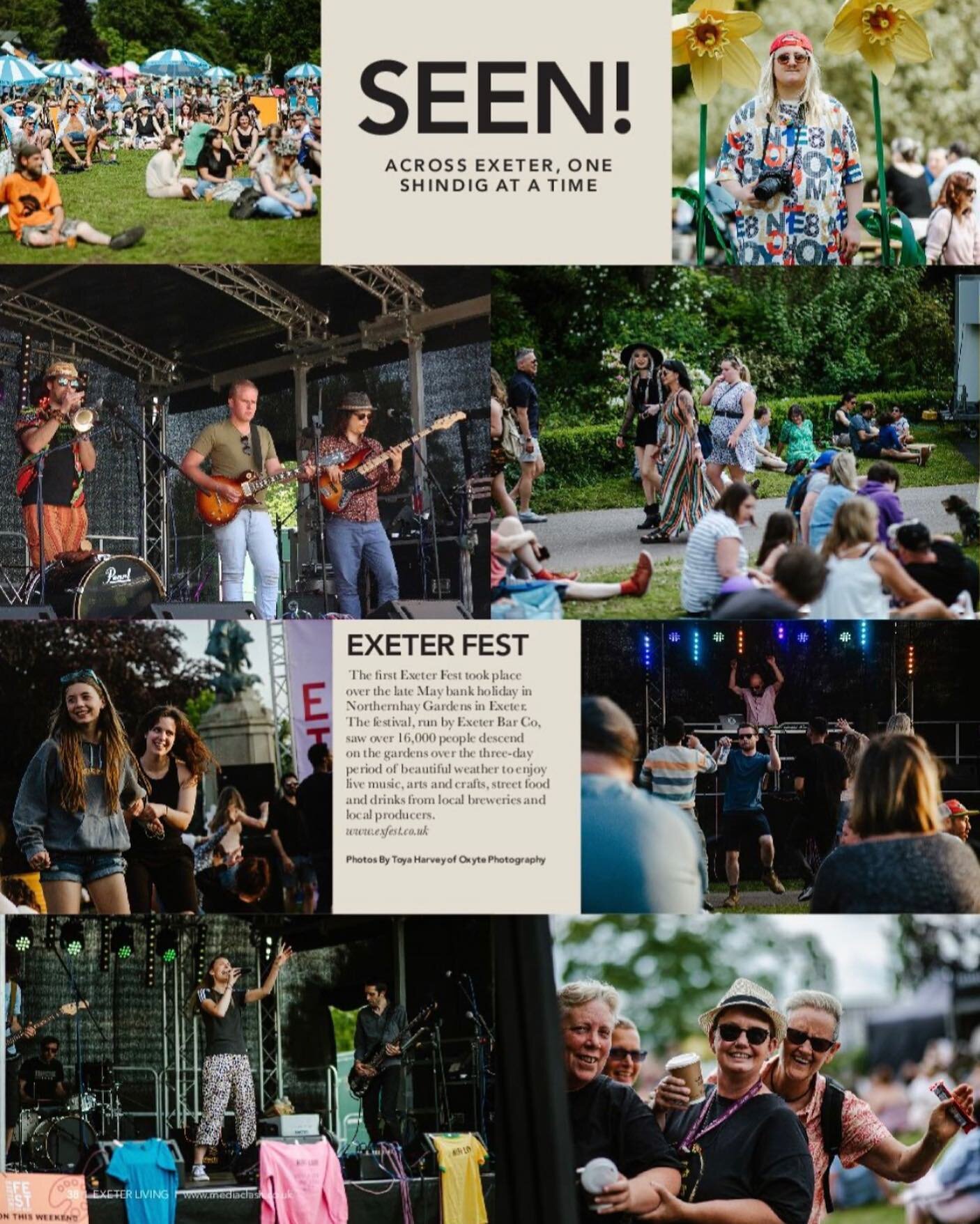 Thank you @exeterlivingmag for featuring us in the latest beautiful issue! Such a great way to celebrate the great success of EXETER FEST Year 1!! See you next year! #exeter #celebratingcommunity