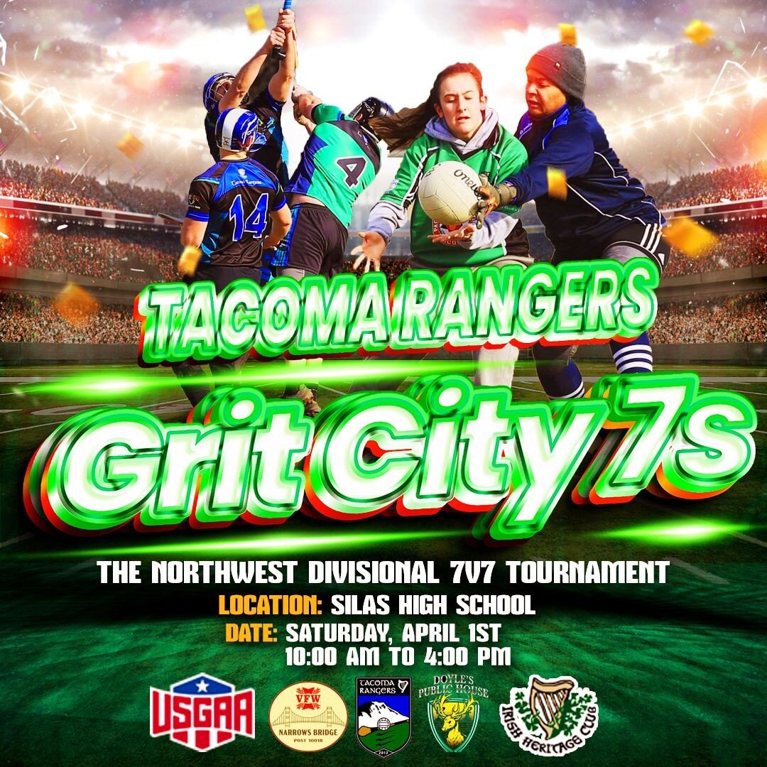 Let's kick this St. Patrick's Day off right by announcing our first tournament of the 2023 year &quot;GRIT CITY 7's&quot;! 
We will be hosting the 2nd annual Grit City Opener on Saturday, April 1st at Silas High School from 10:00 am to 4:00!
Thank yo