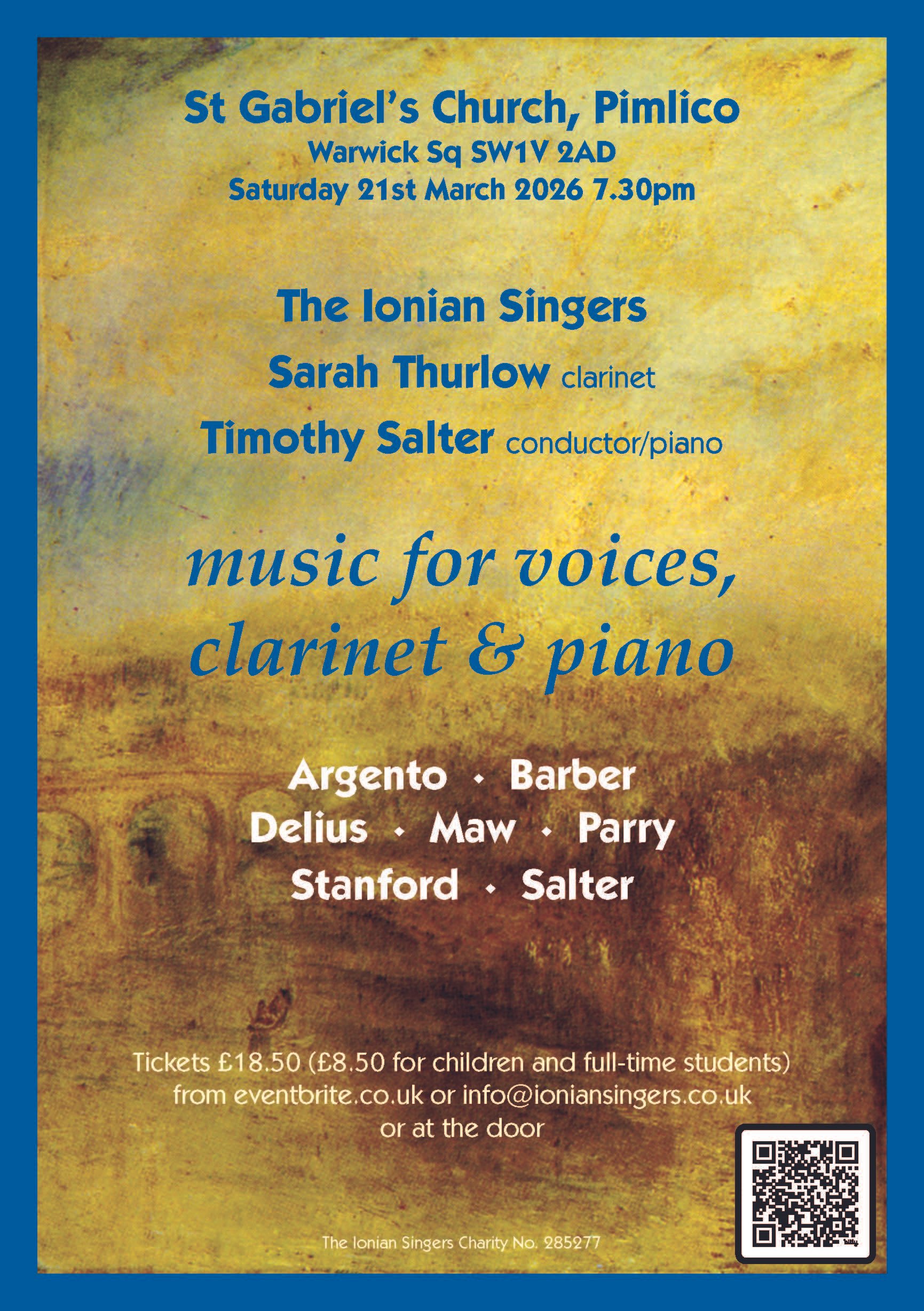 The Ionian Singers - Music for Voices &amp; Piano