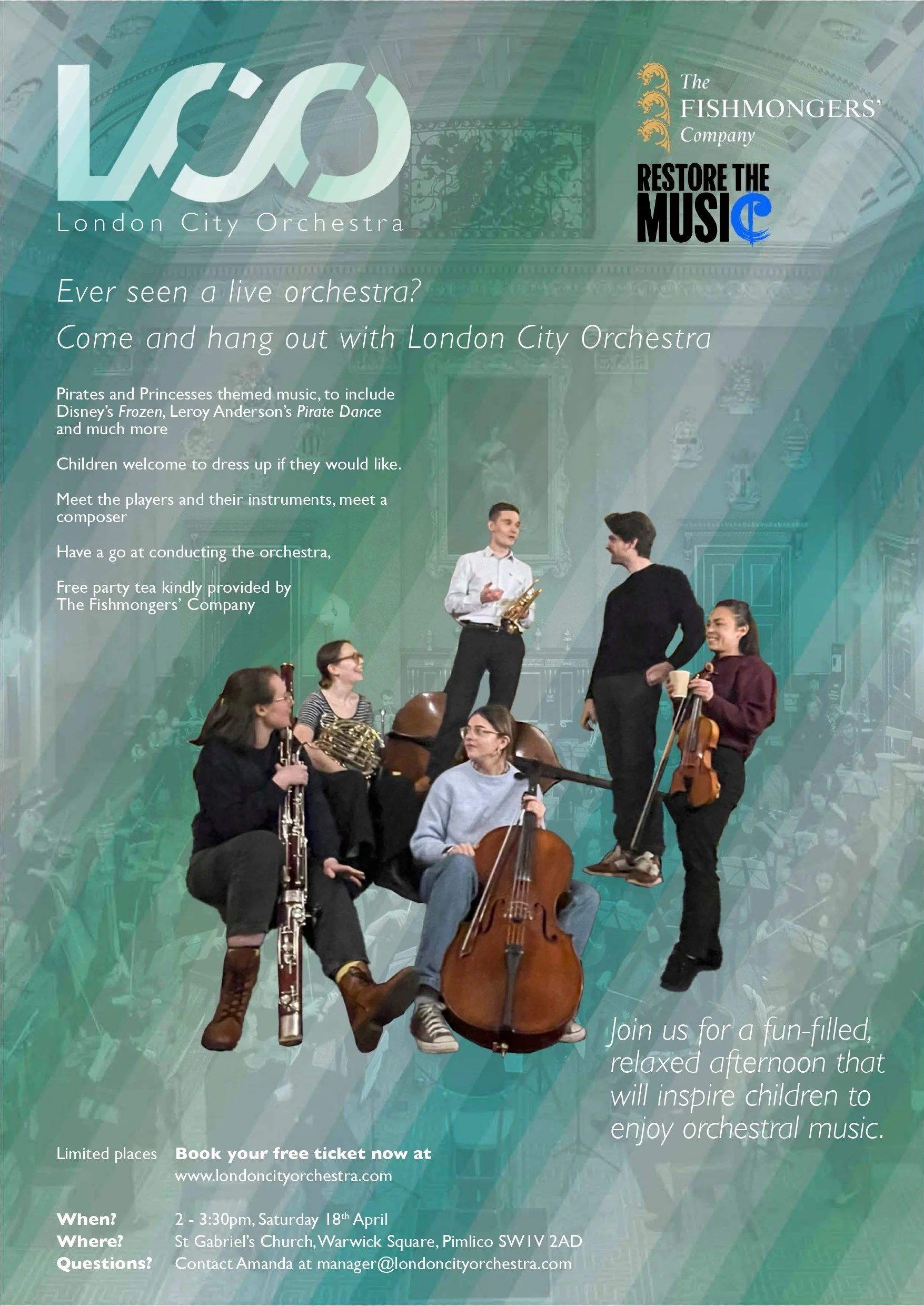 London City Orchestra Annual Children’s Concert - ‘Pirates and Princesses’