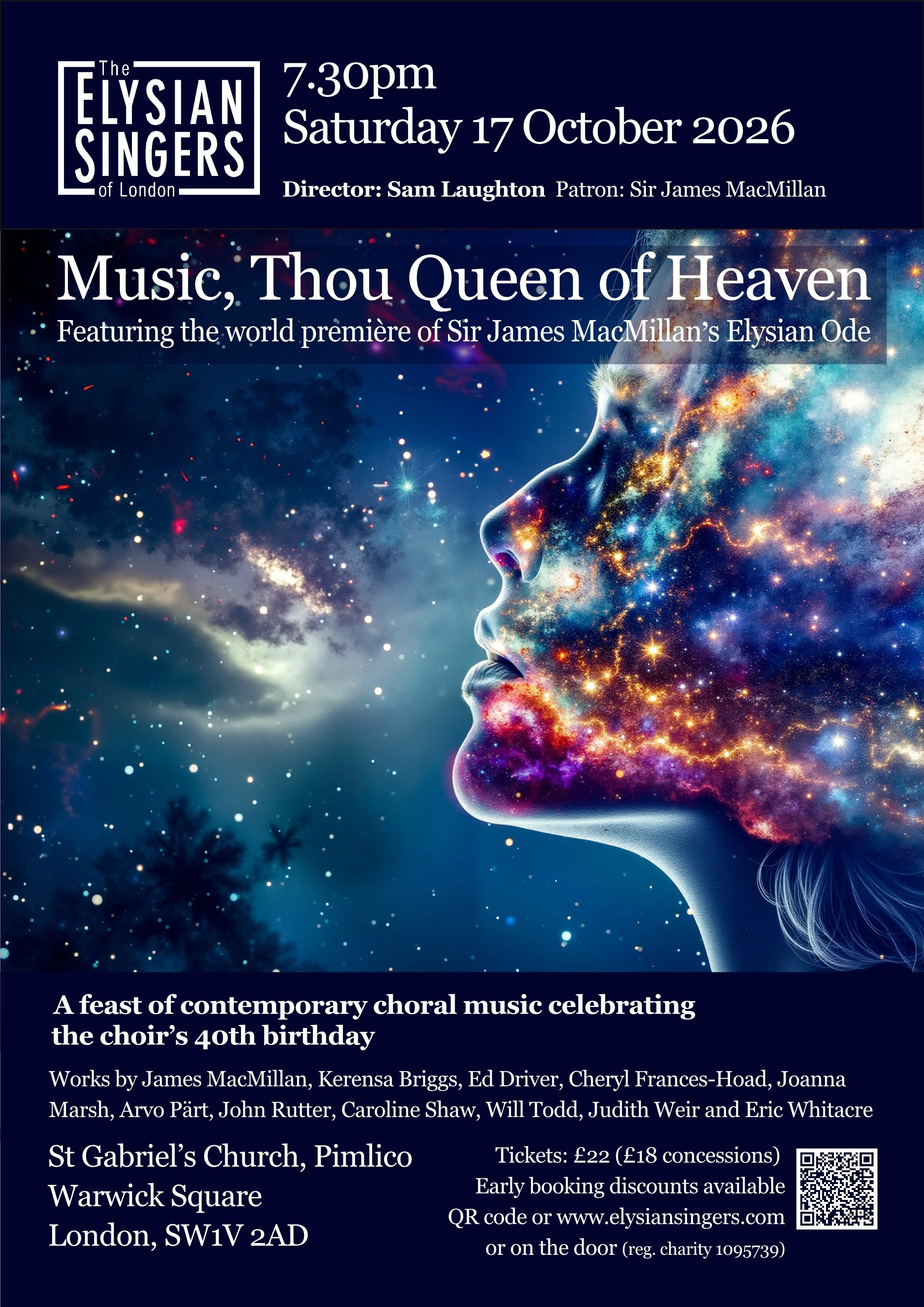 The Elysian Singers - Music, Thou Queen of Heaven