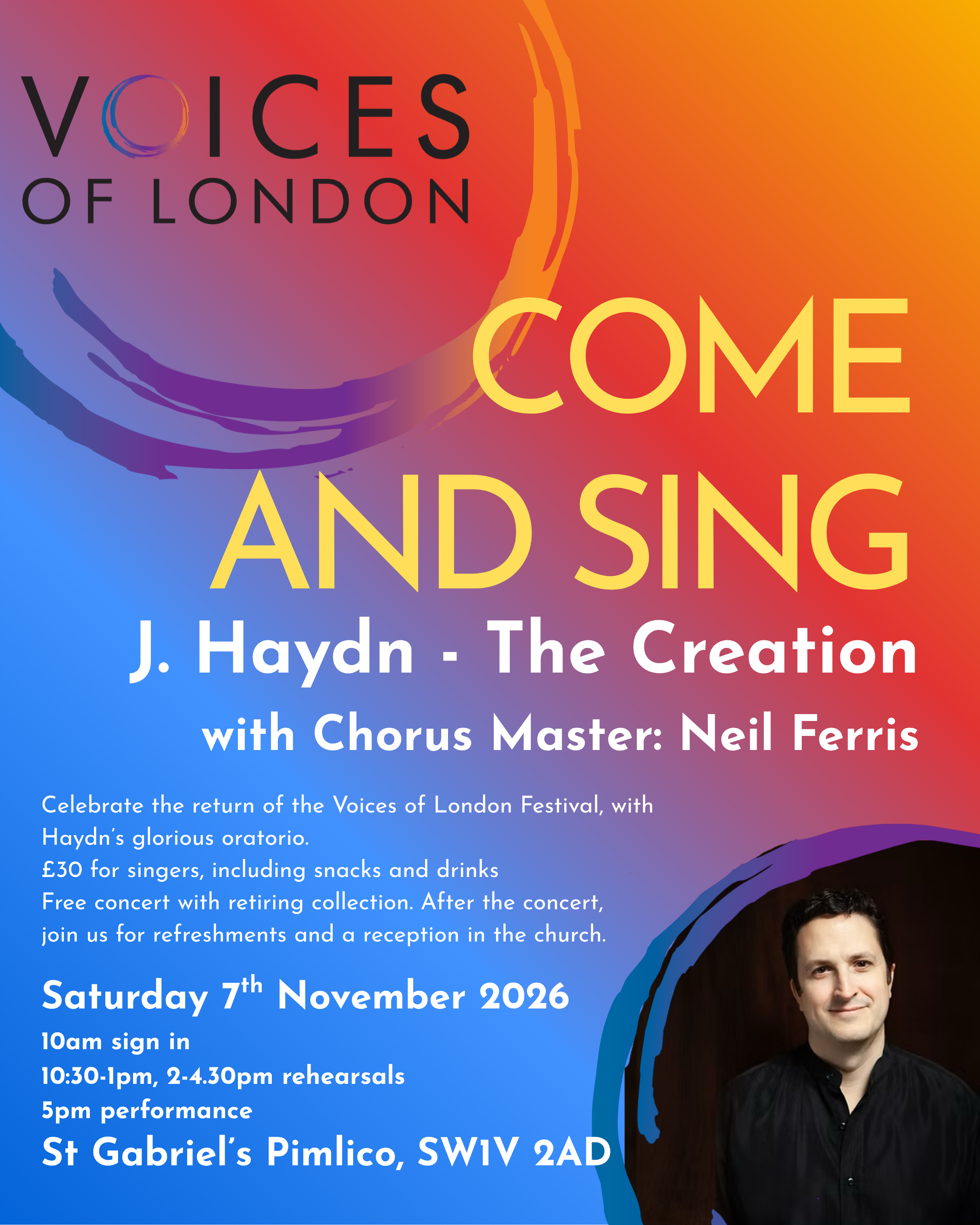 The Voices of London Festival - Come &amp; Sing J. Haydn - The Creation