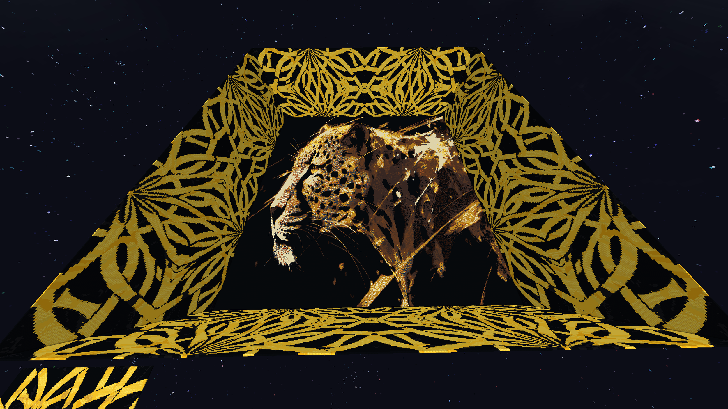 Ocelot Themed Perimeter Decoration