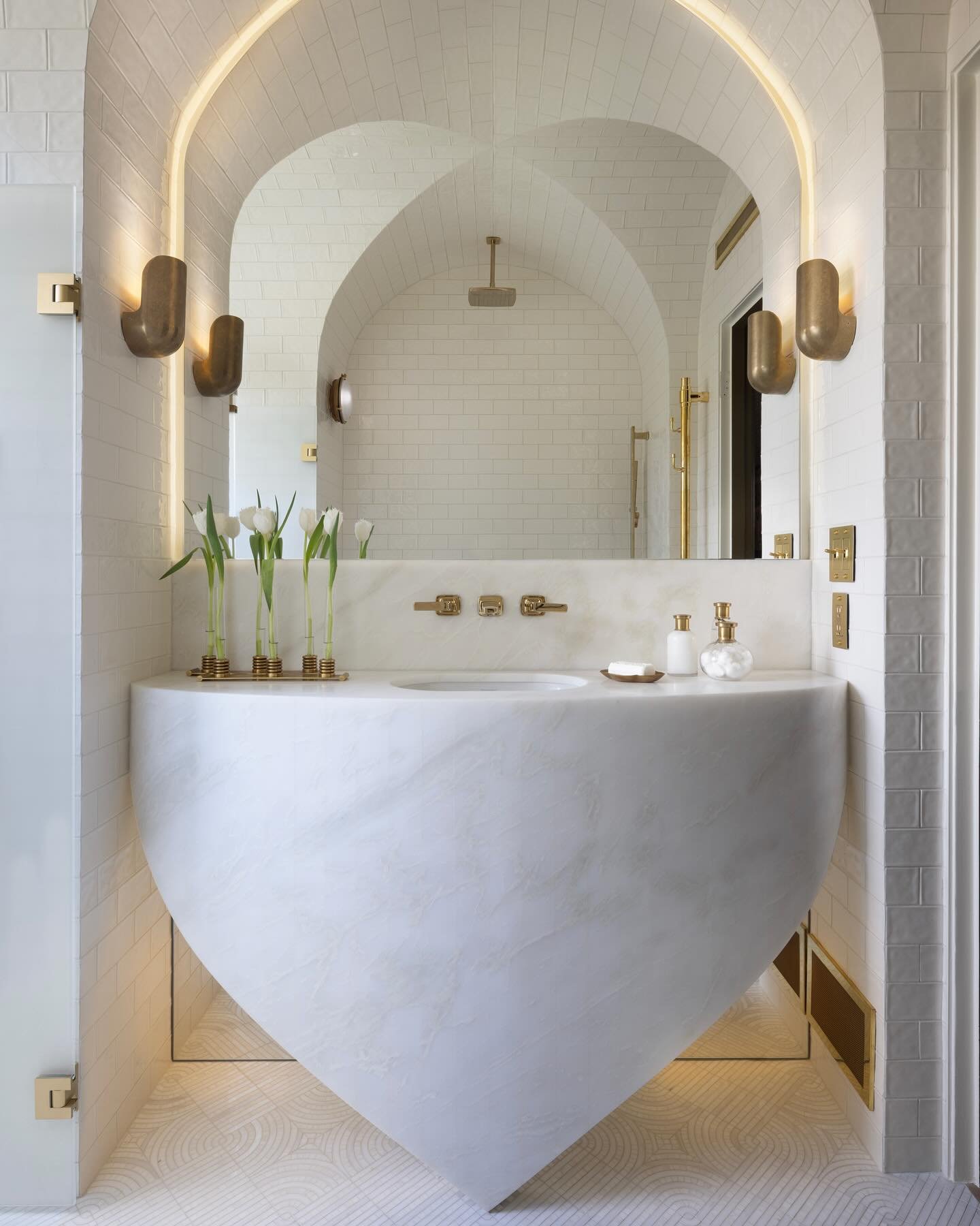 Opening weekend for the 2024 SF Designer Showcase was a success!! We are so proud to have partnered with @marshandclark on this &ldquo;Vaulted Jewel&rdquo; bathroom. 

Swipe to see the before and progress images and click the link in our bio to get y