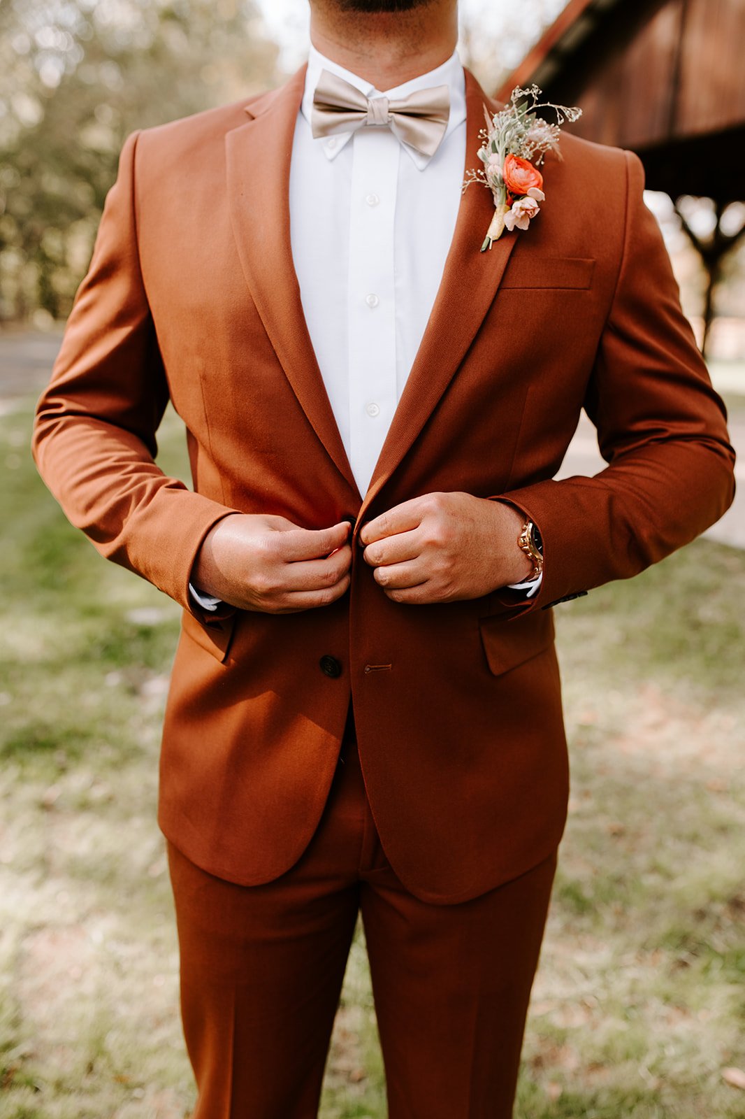 rust color boho mens suit.jpg