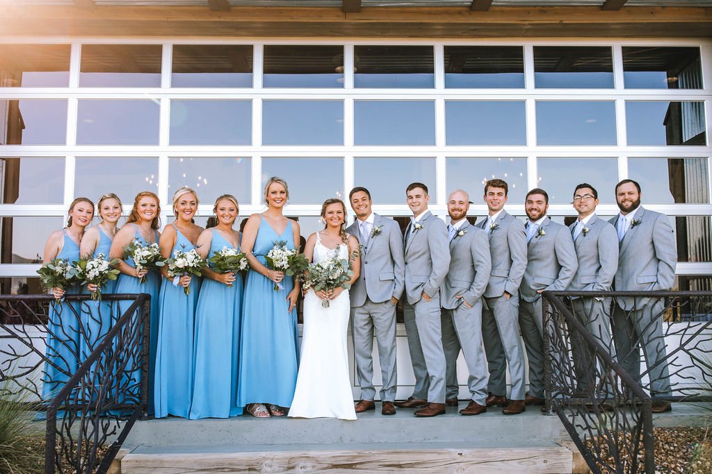 ocoee crest wedding garage door bridal party photo.jpg