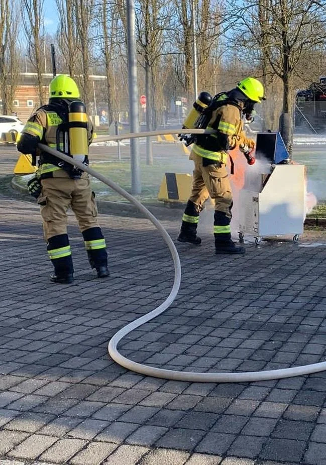 Ausgelöste Brandmeldeanlage