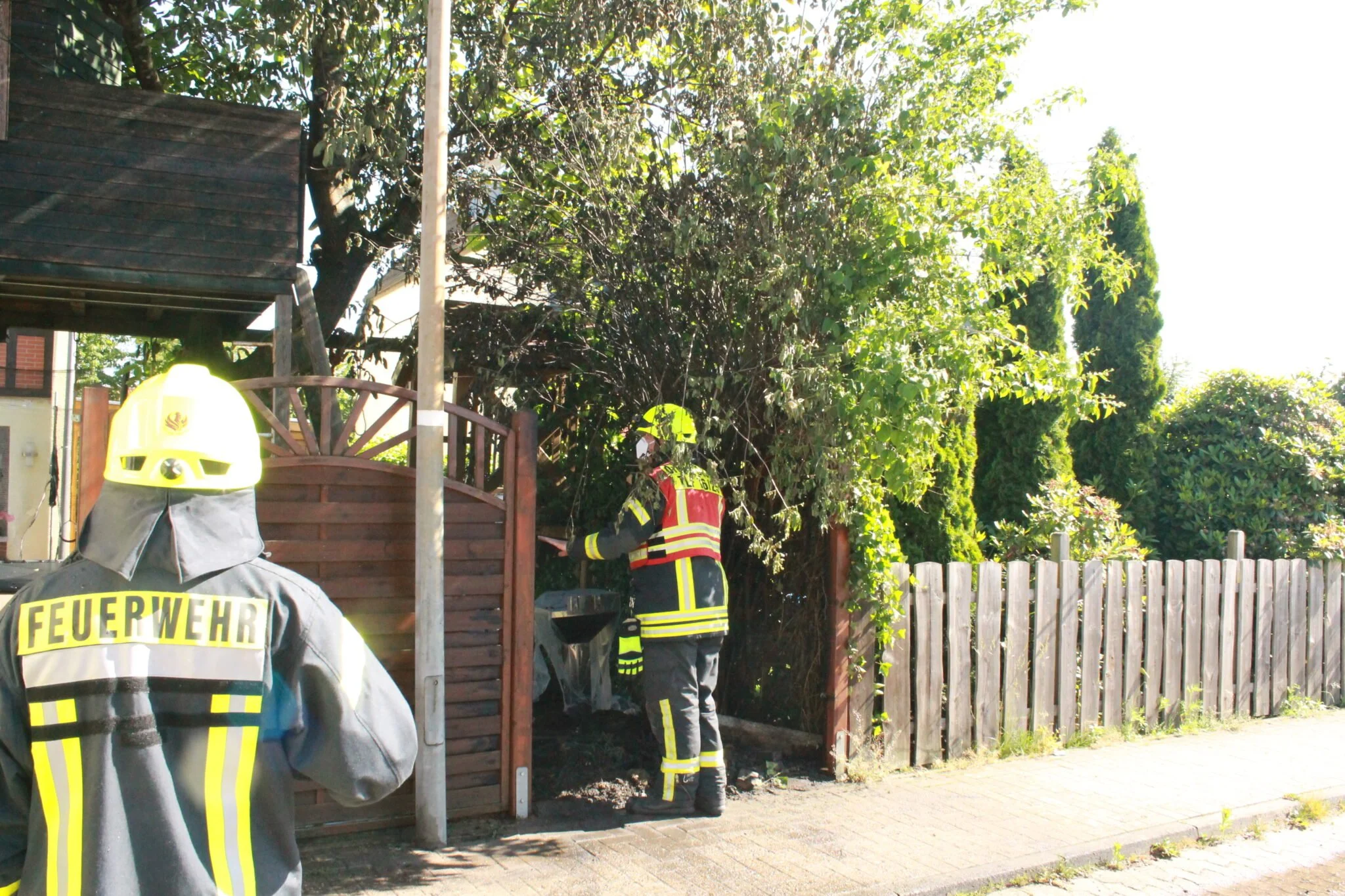 Flächenbrand, Komposthaufen