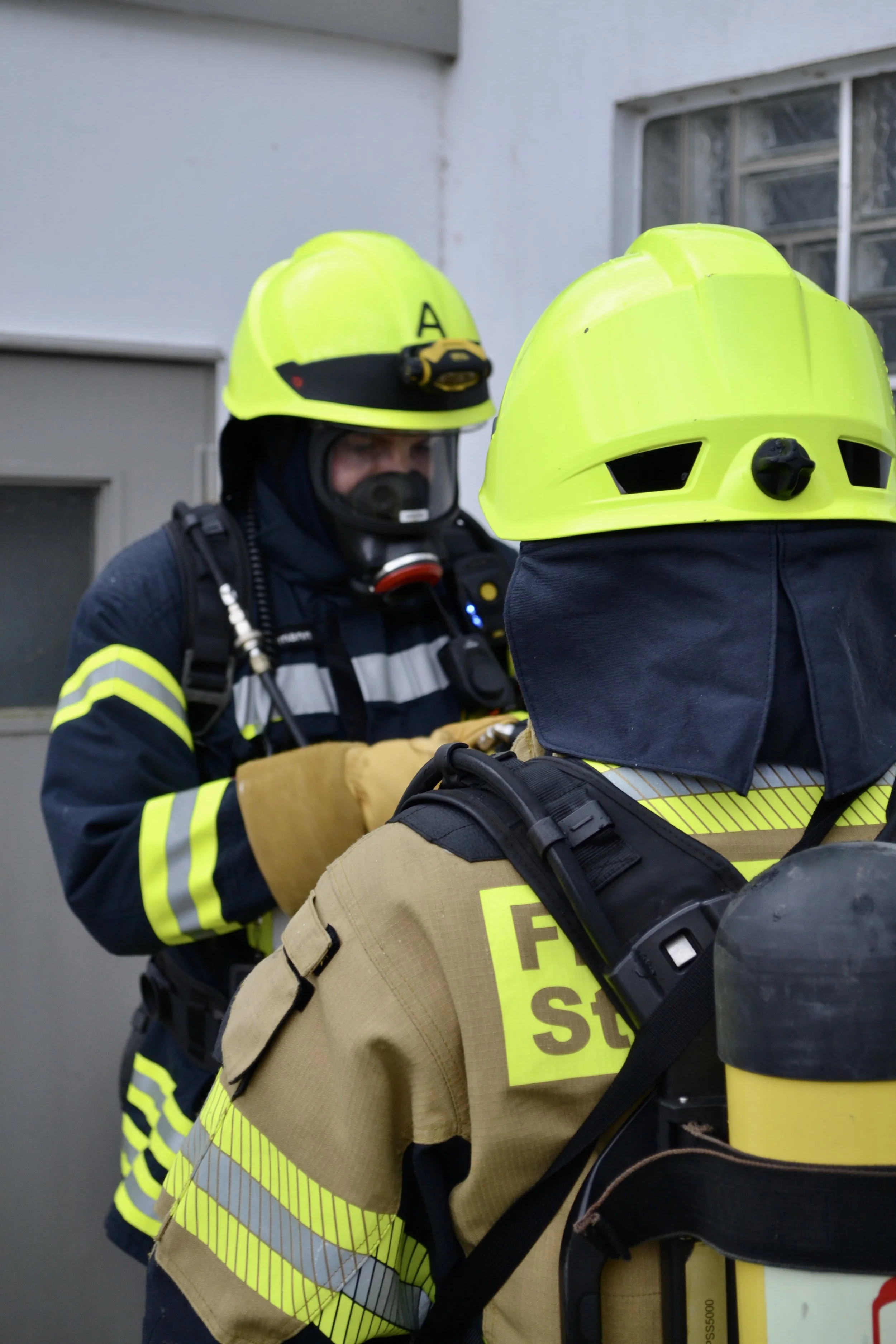 Ausgelöste Brandmeldeanlage