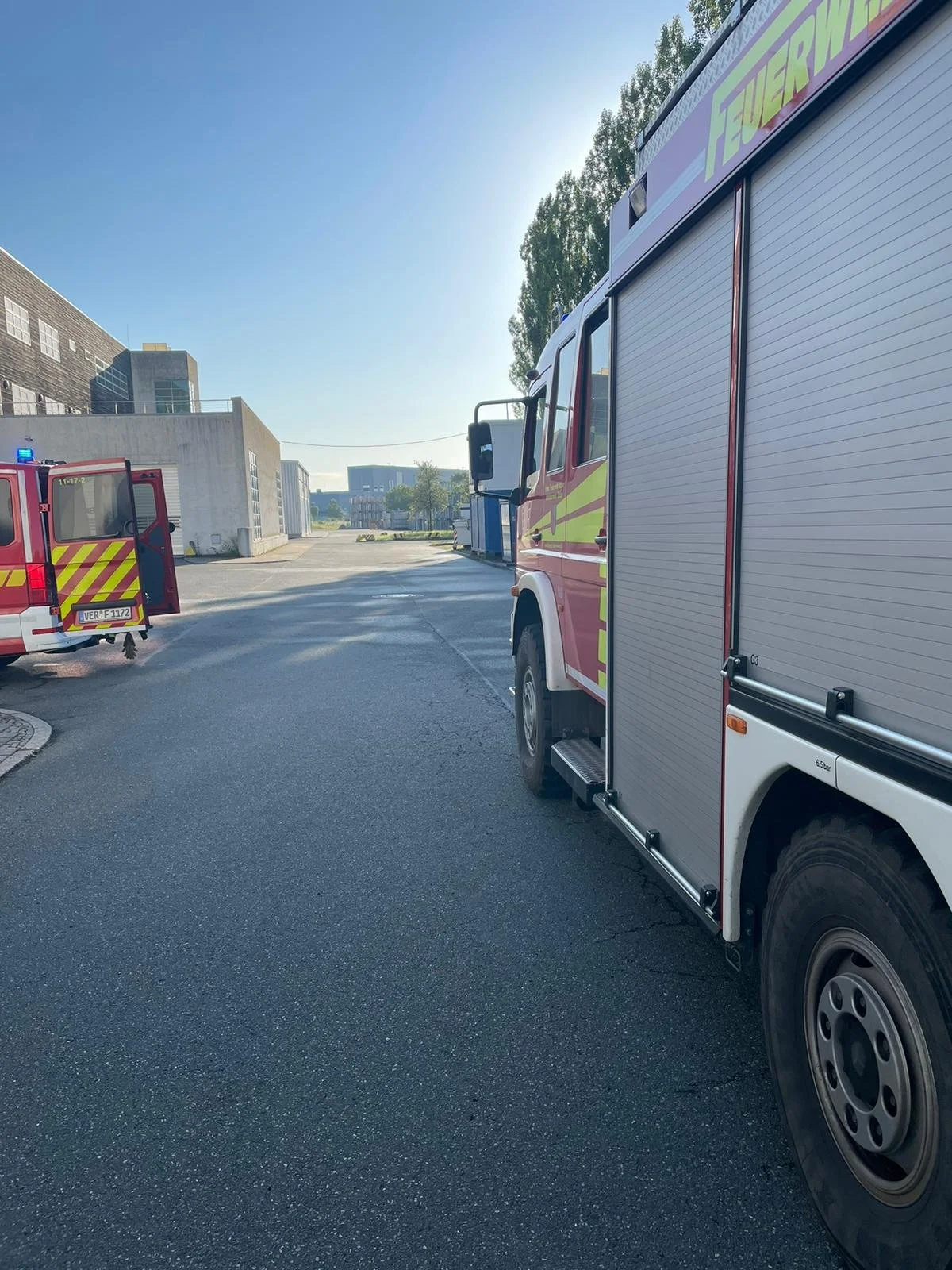 Ausgelöste Brandmeldeanlage