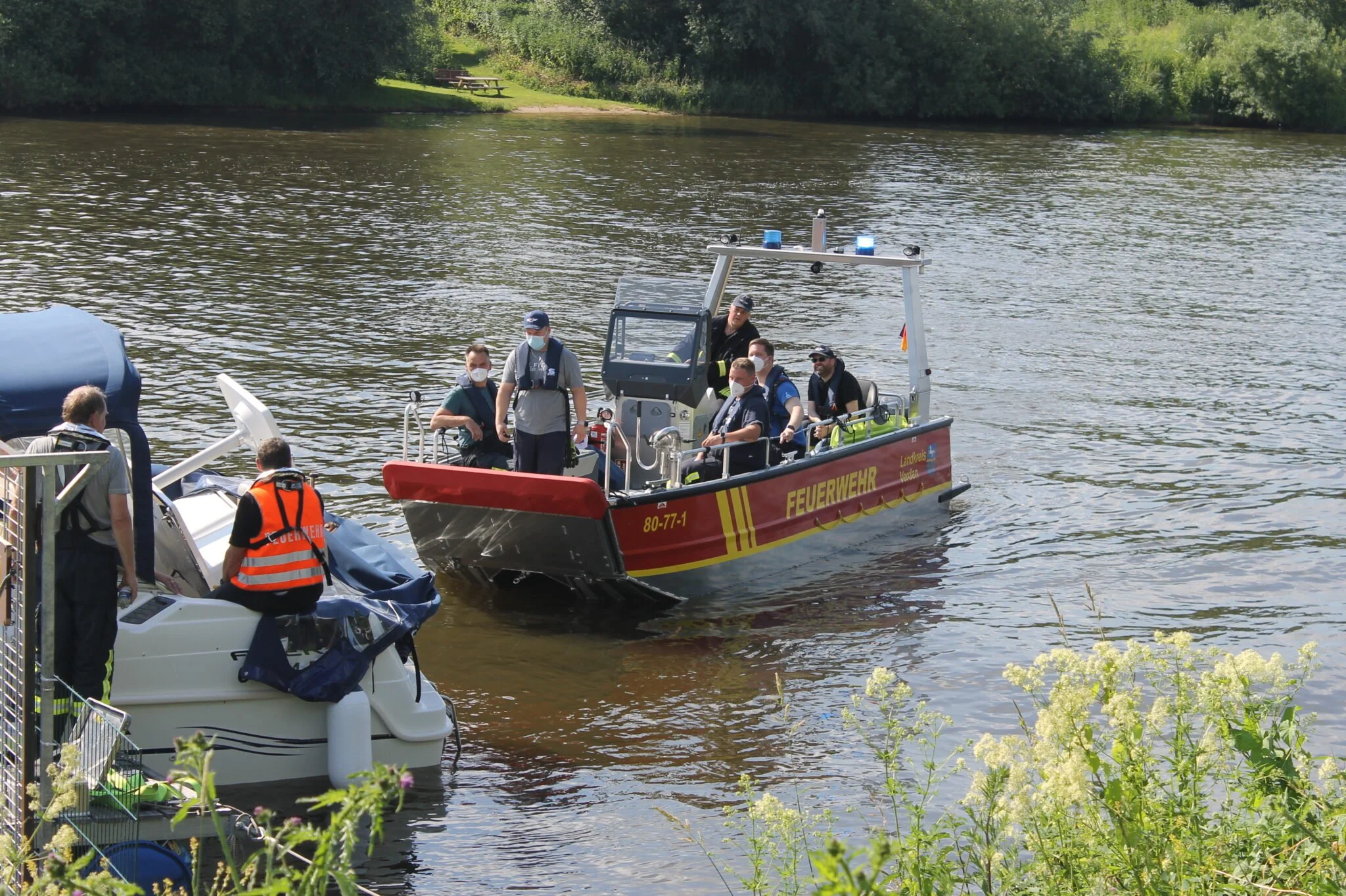 Boot droht zu sinken